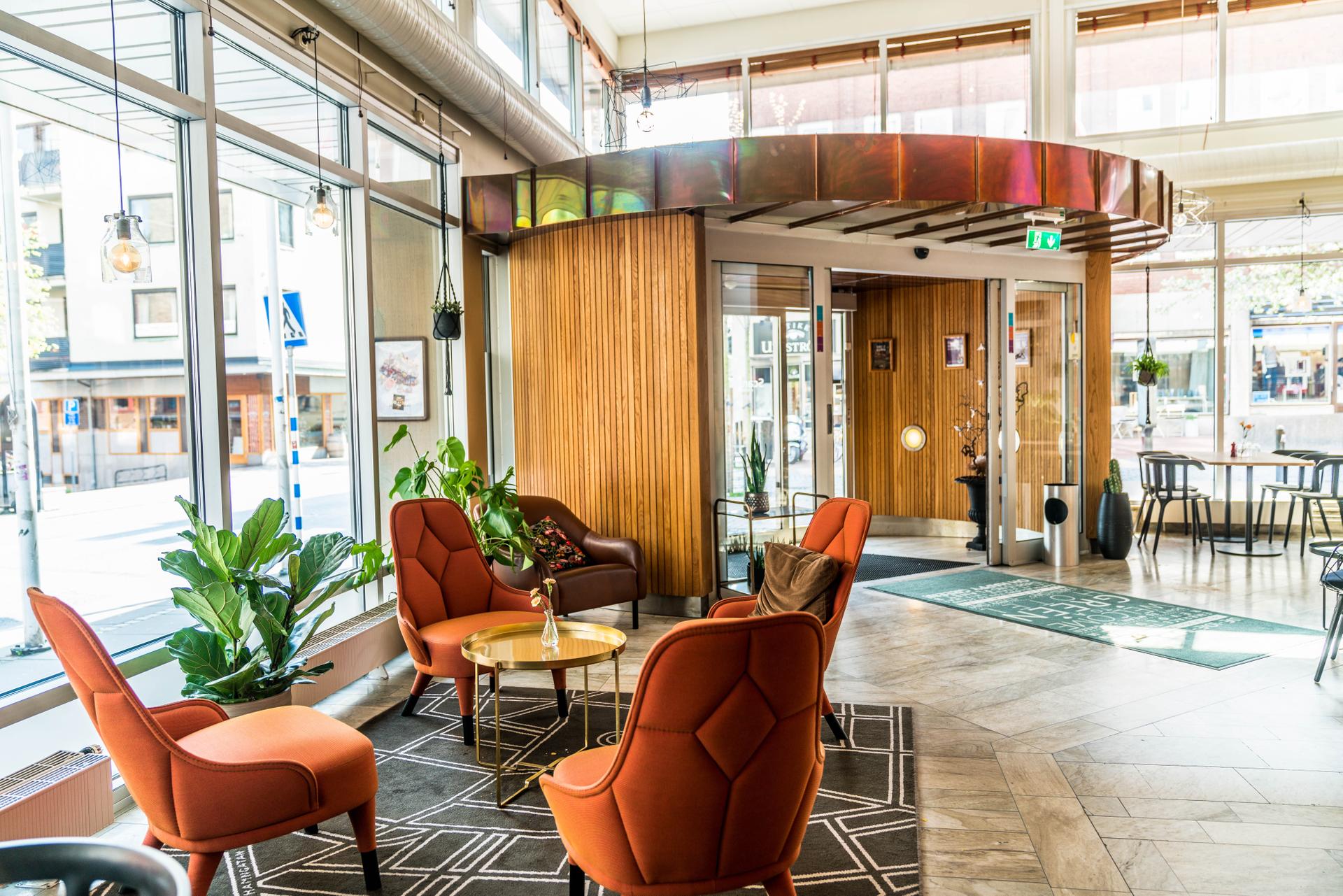 Lobby hotell Scandic Portalen Jönköping