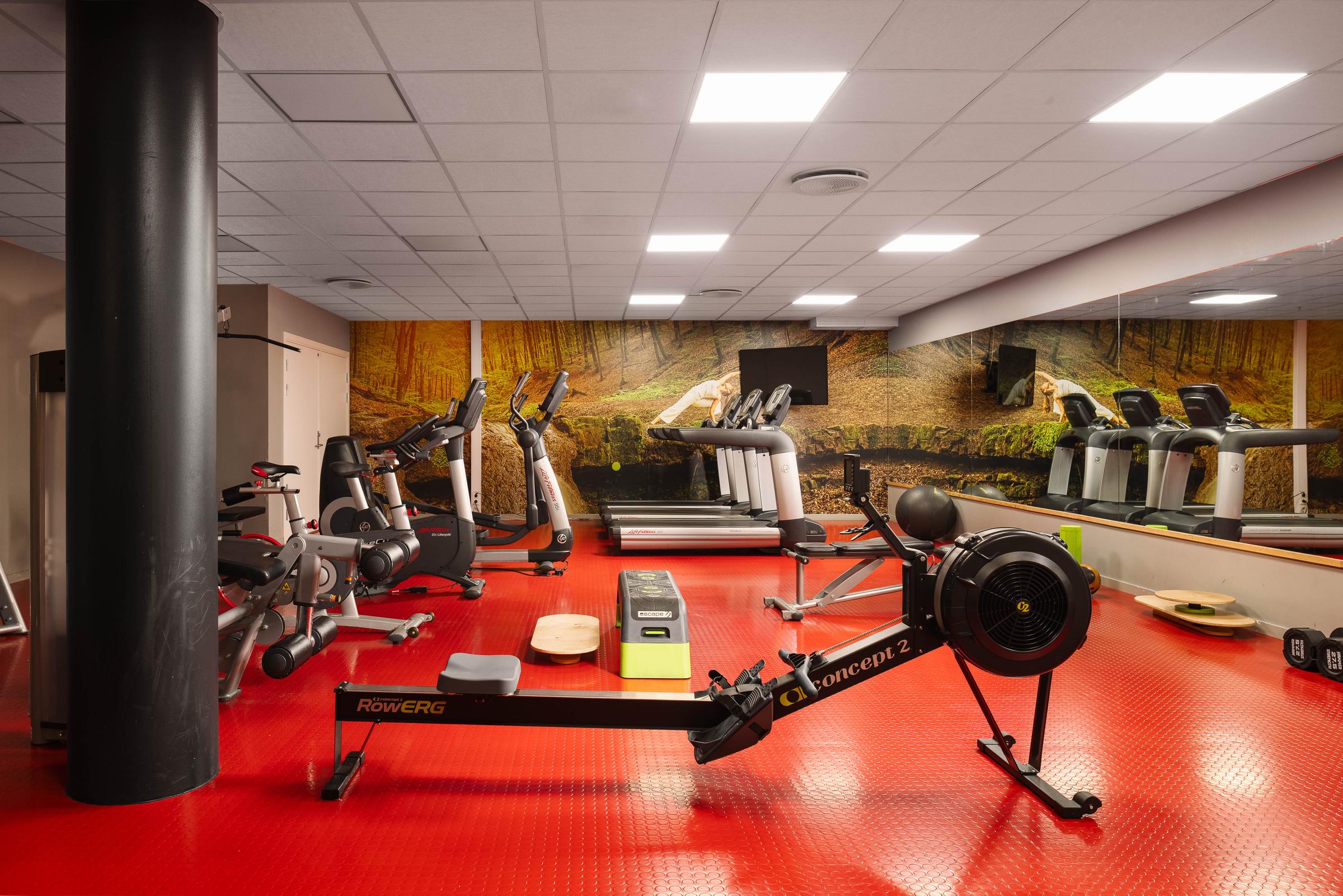 gym at scandic fornebu