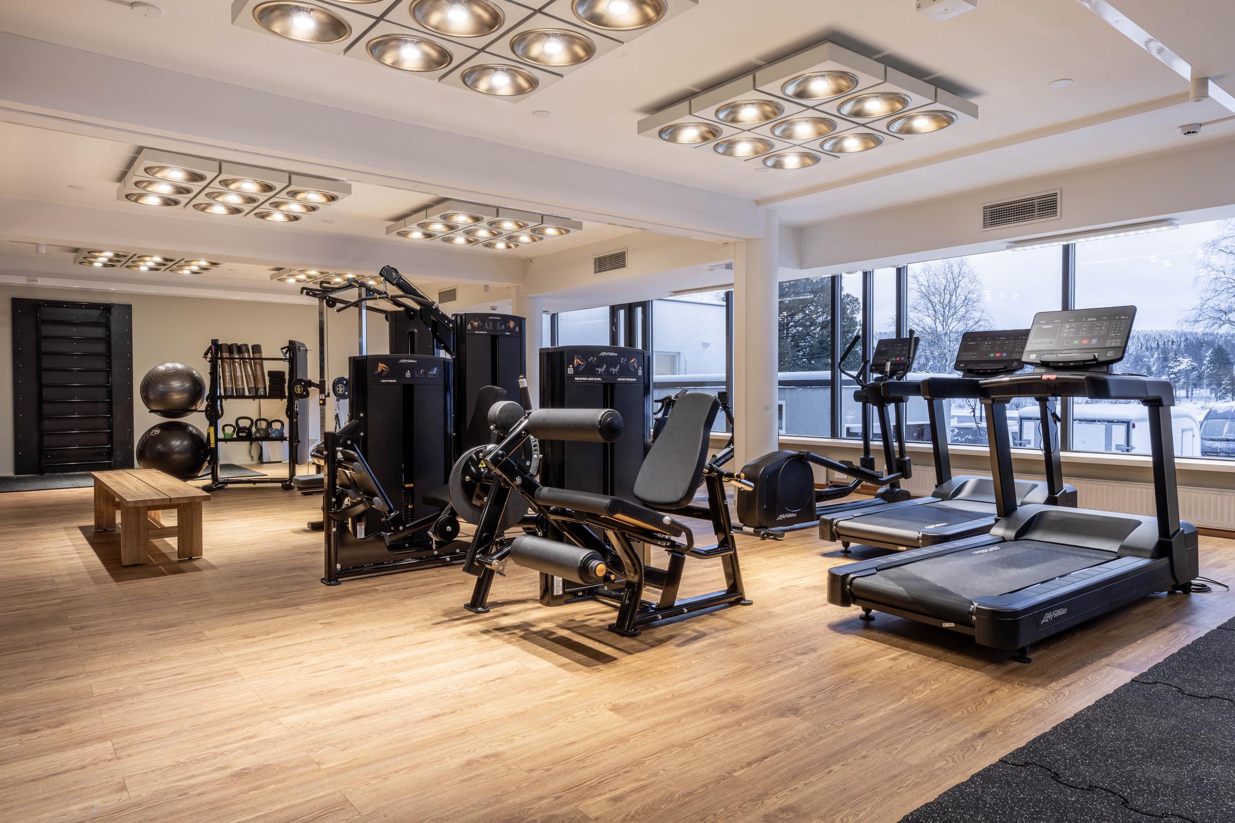 gym at scandic pohjanhovi in rovaniemi finland