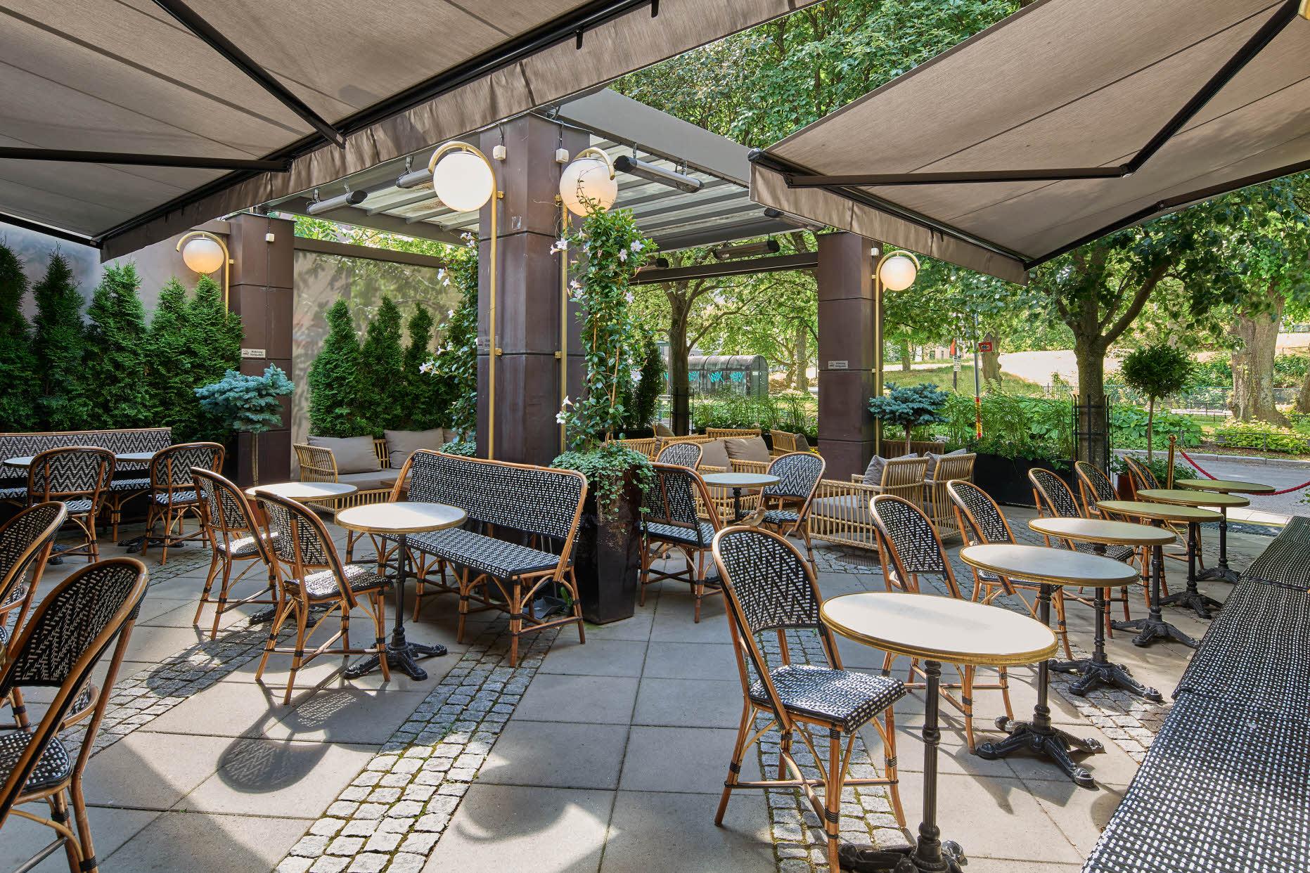 terrace at scandic park in stockholm