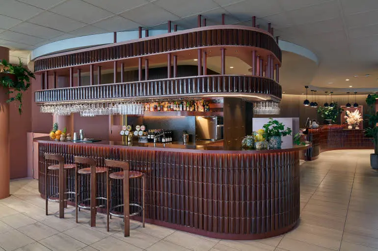 bar and lobby at scandic alvik
