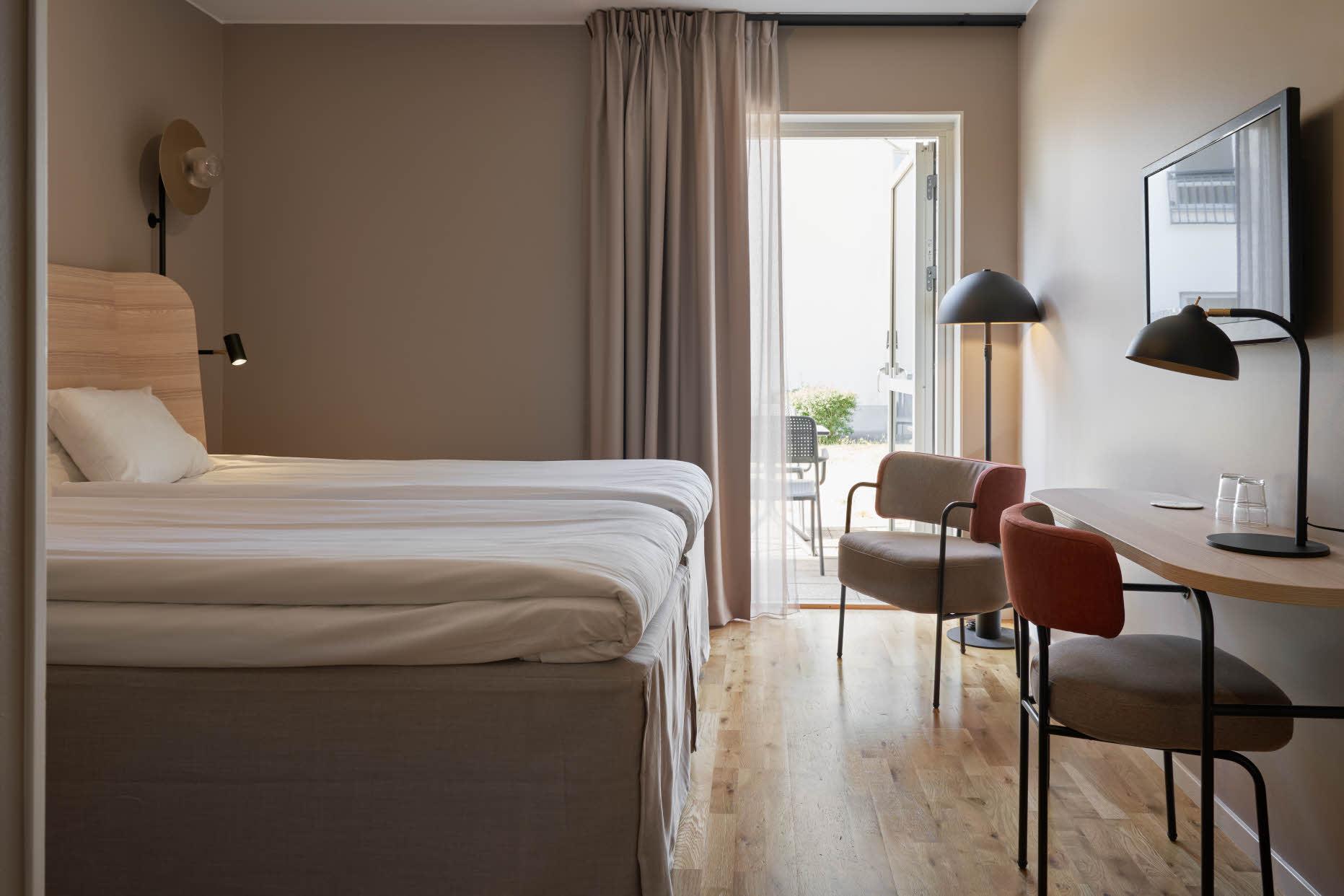 superior twin room at scandic visby in sweden