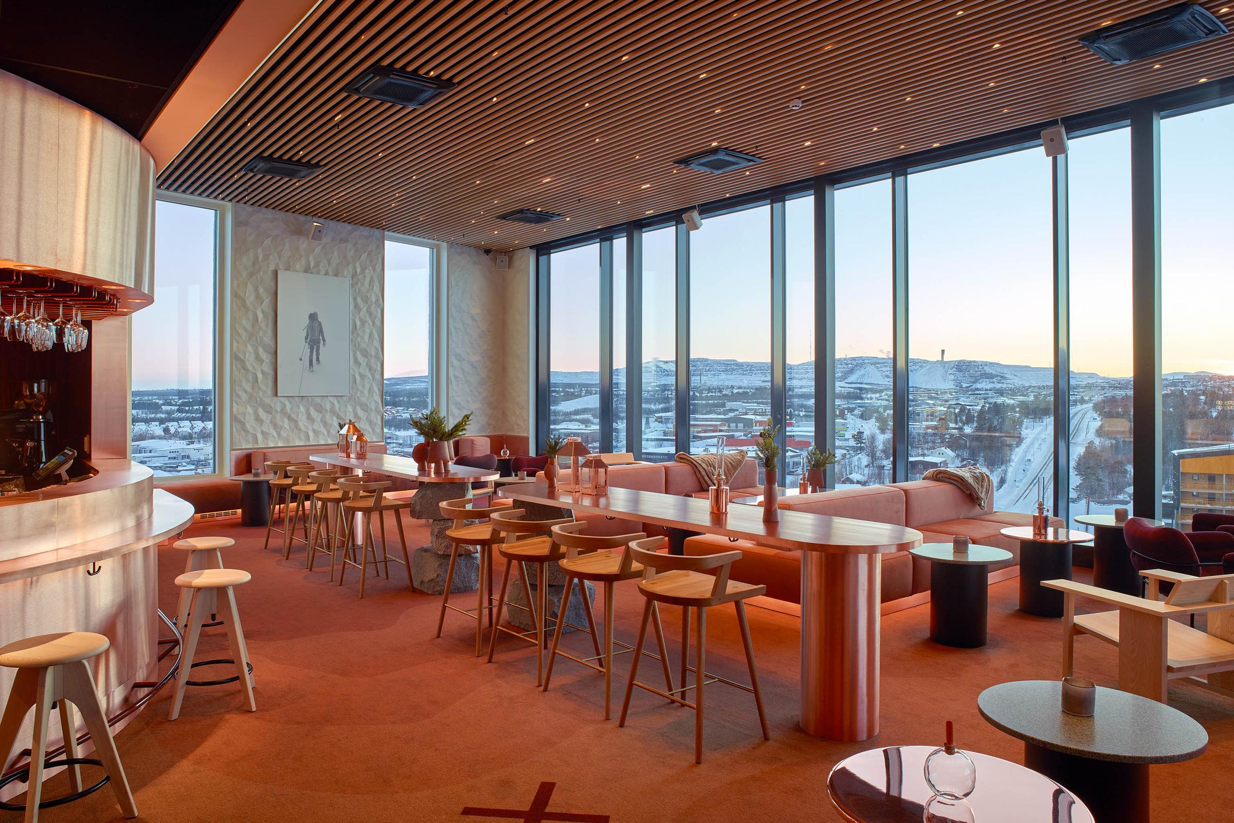 Skybar im Scandic Kiruna