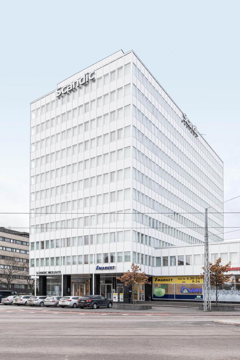 Julkisivu, Scandic Meilahti