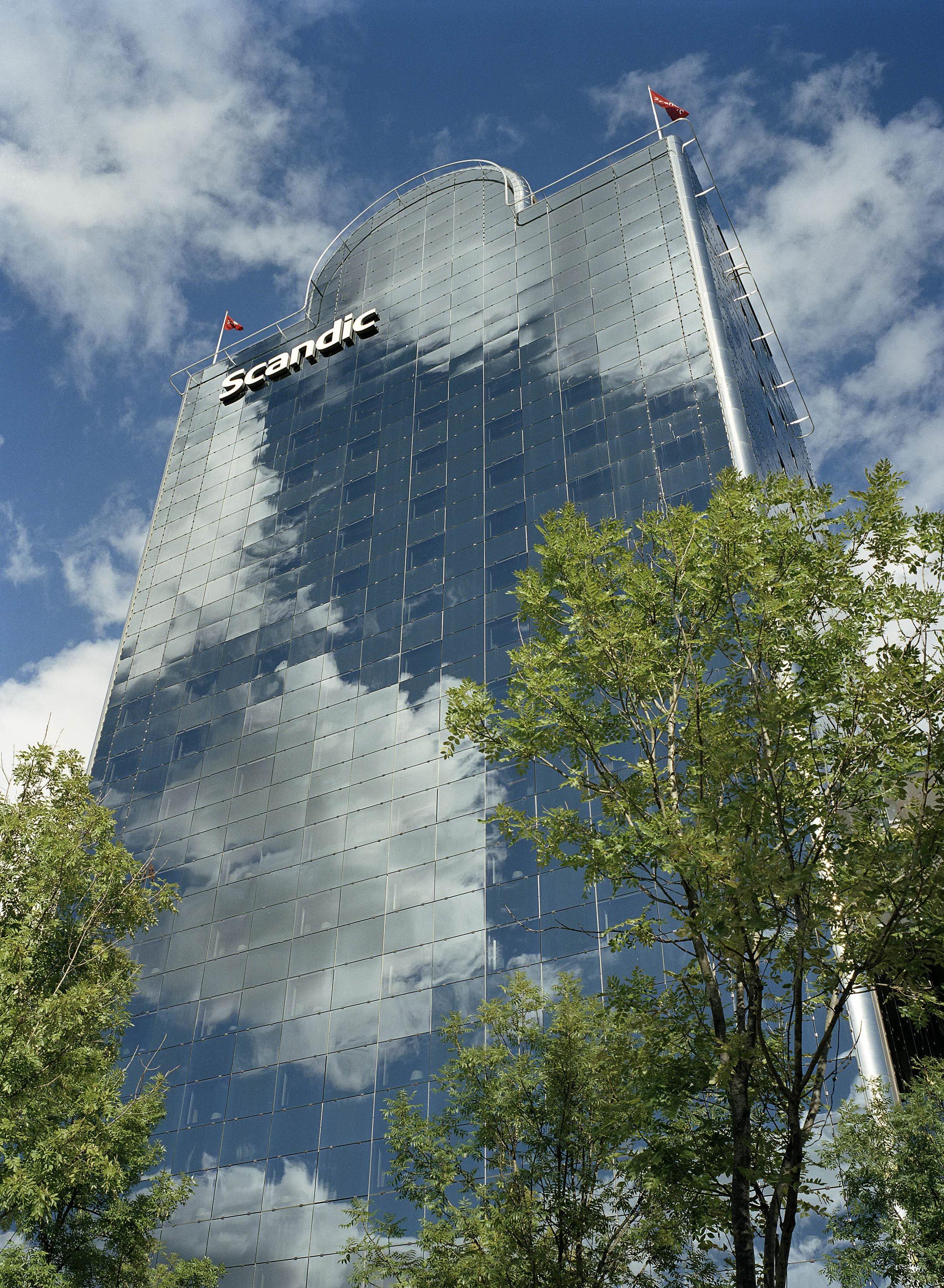 Exterior facade Scandic Infra City Stockholm