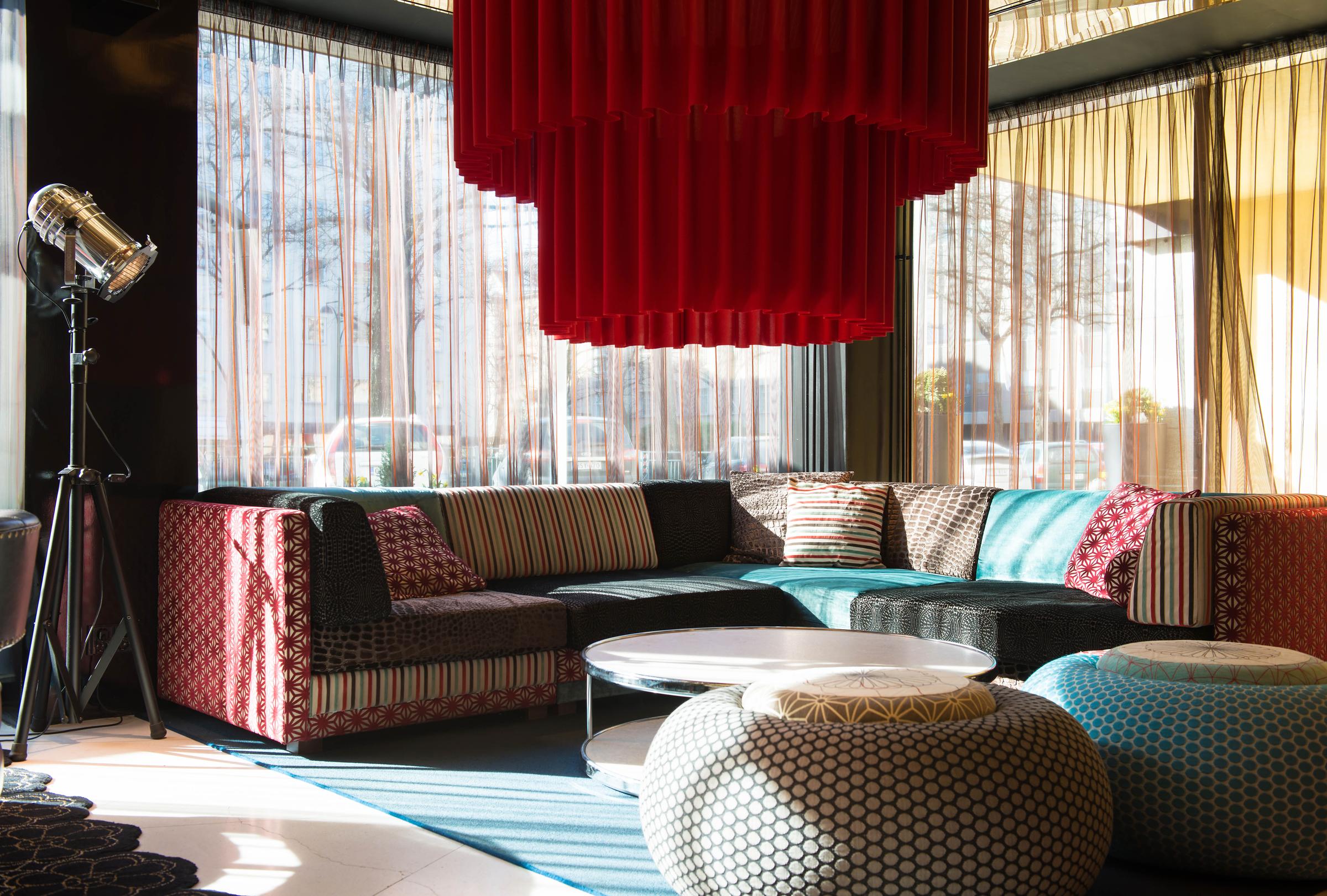 Lobby sofa Scandic Paasi Helsinki