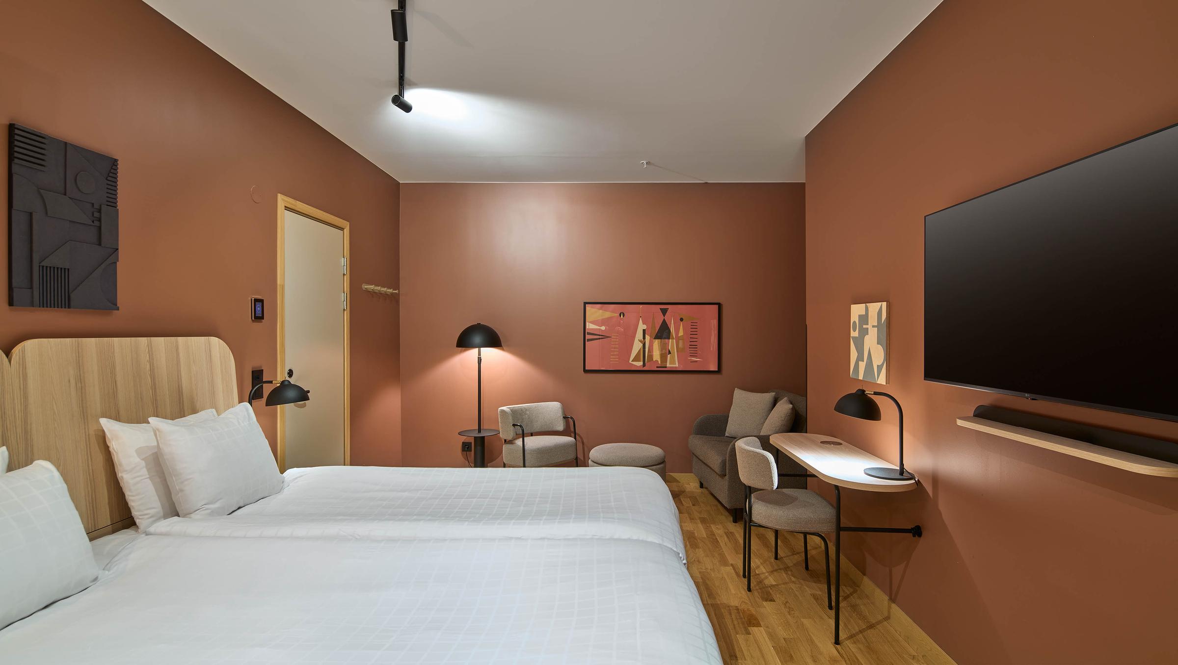 family cabin room at scandic malmen in stockholm