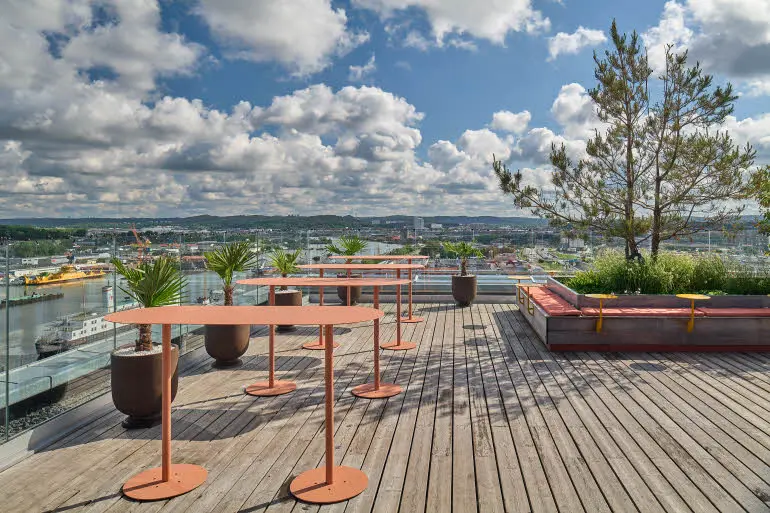 terrace at scandic göteborg central