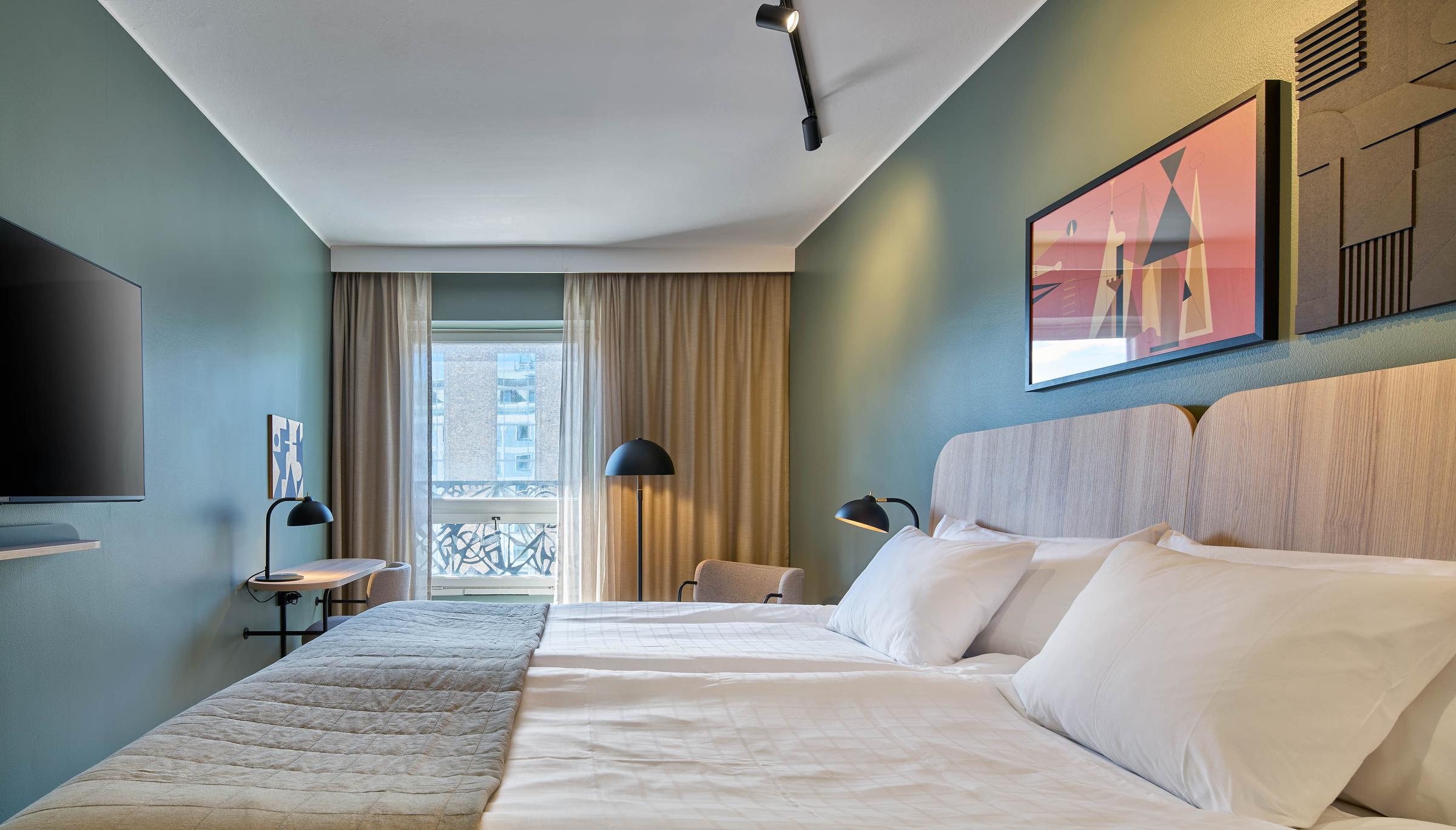 superior room at scandic malmen in stockholm sweden