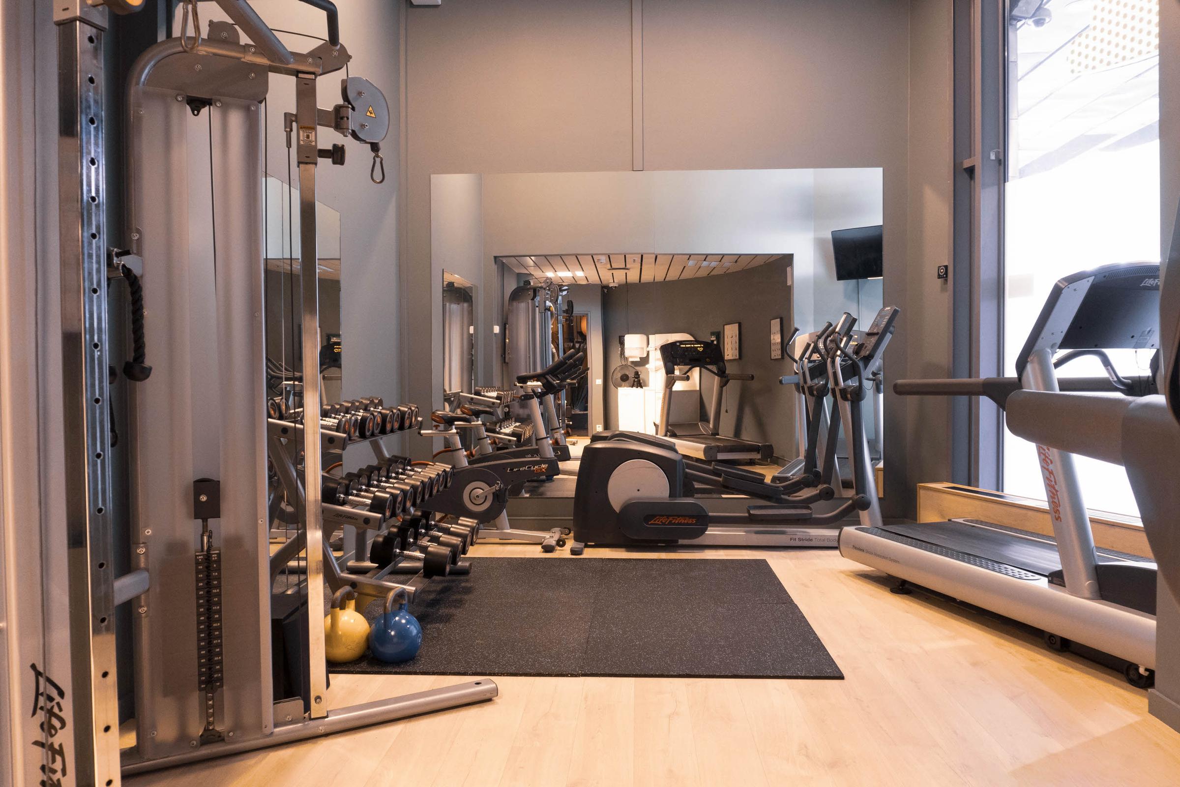 Gym at Scandic Byporten-Oslo