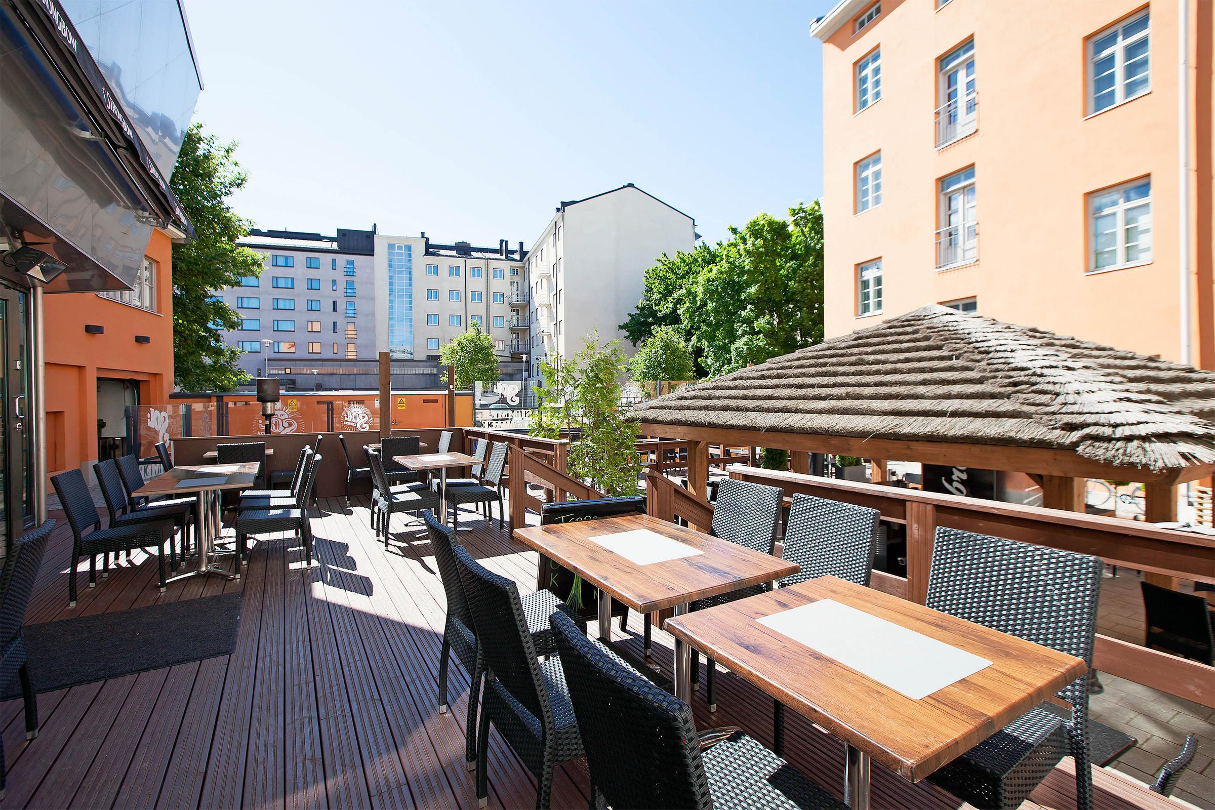 summer terrace scandic vaasa hotel finland
