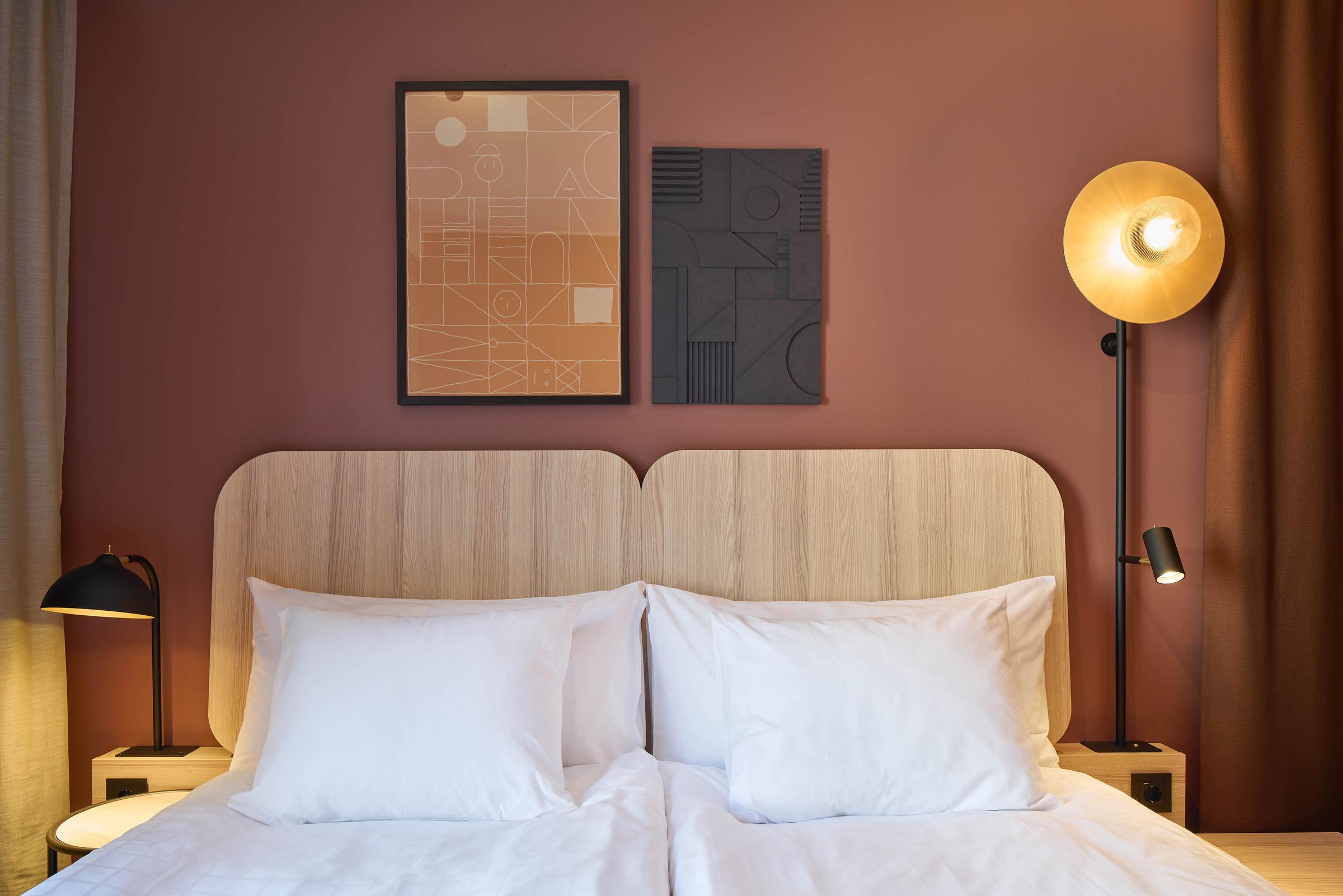 standard room at scandic malmen in stockholm sweden