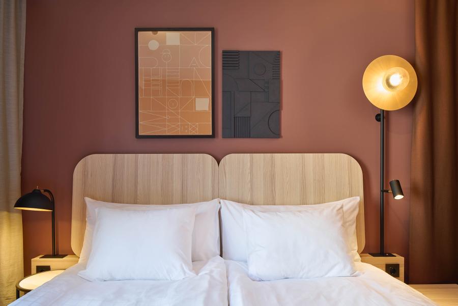 standard room at scandic malmen in stockholm sweden