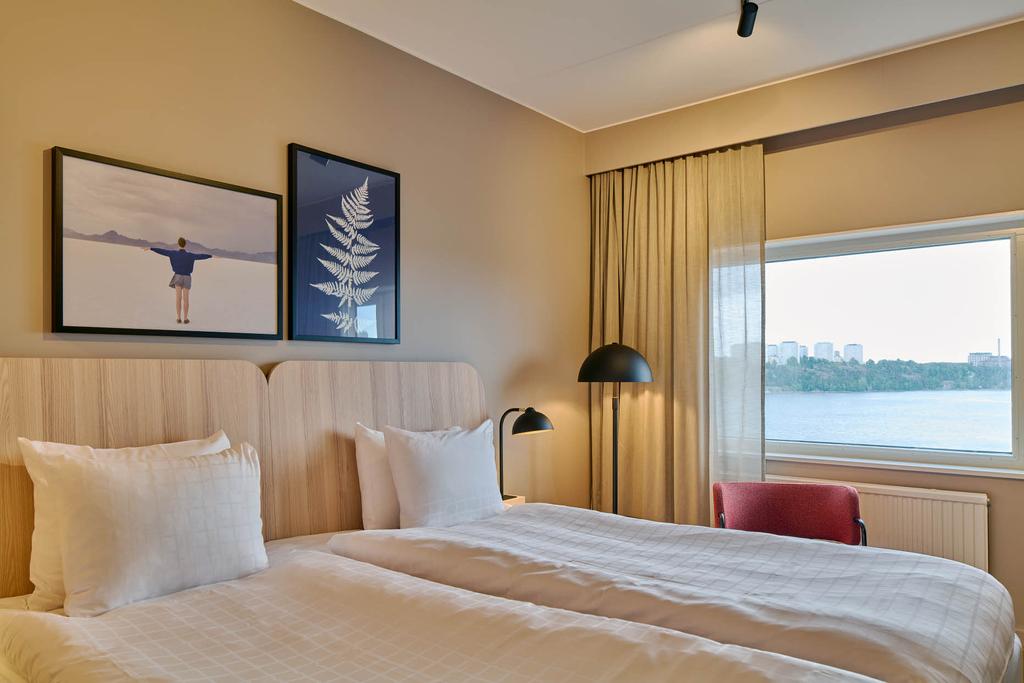 family room at scandic sodra kajen in stockholm