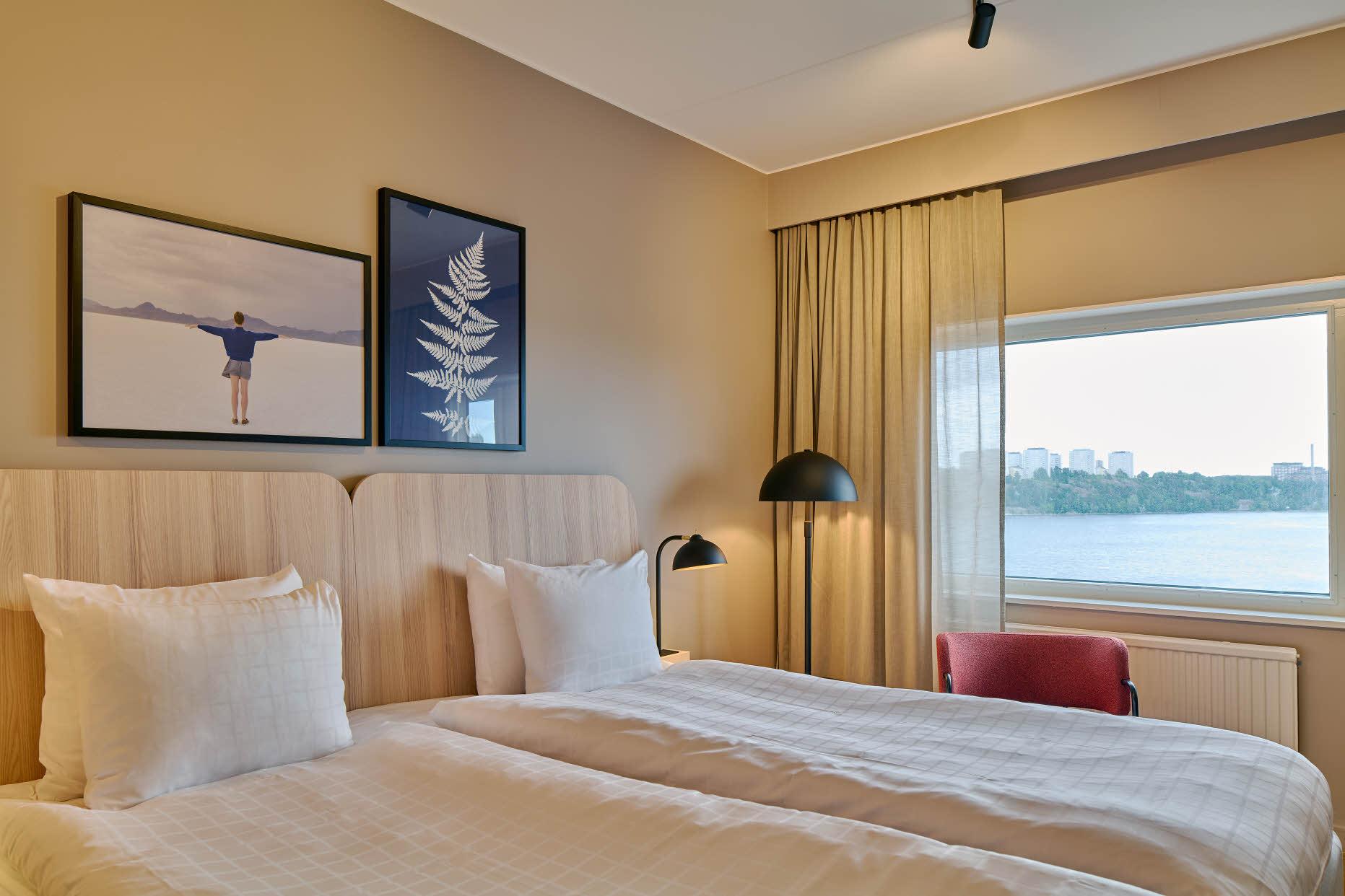family room at scandic sodra kajen in stockholm