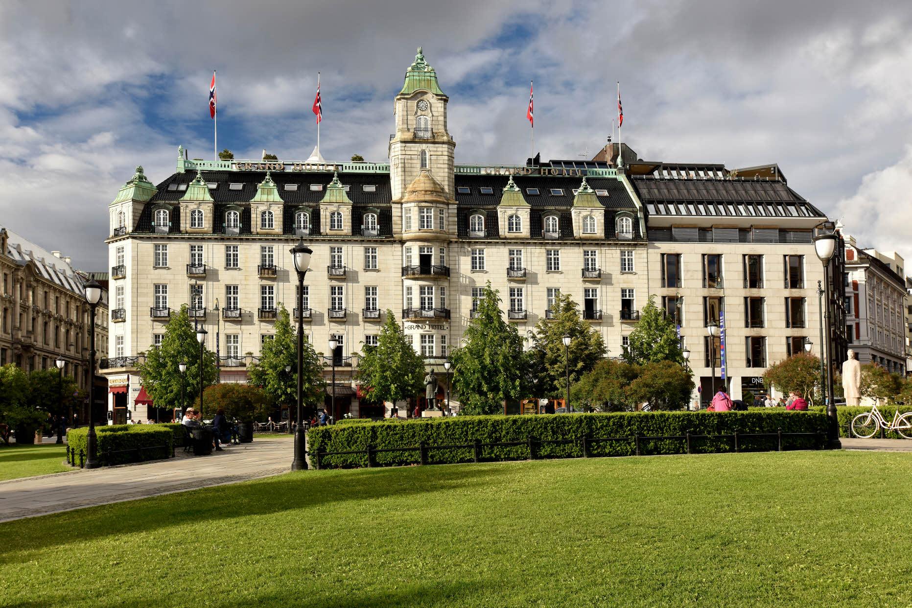 Facade of Grand Hotel by Scandic in Oslo