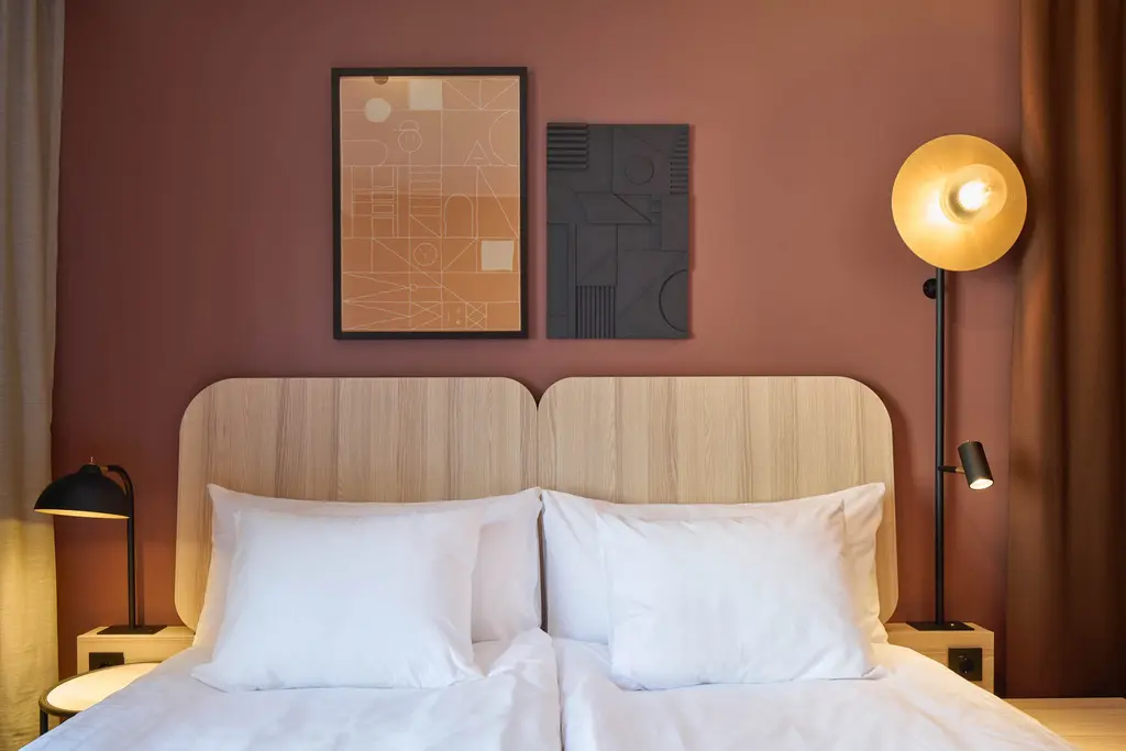 standard room at scandic malmen in stockholm sweden