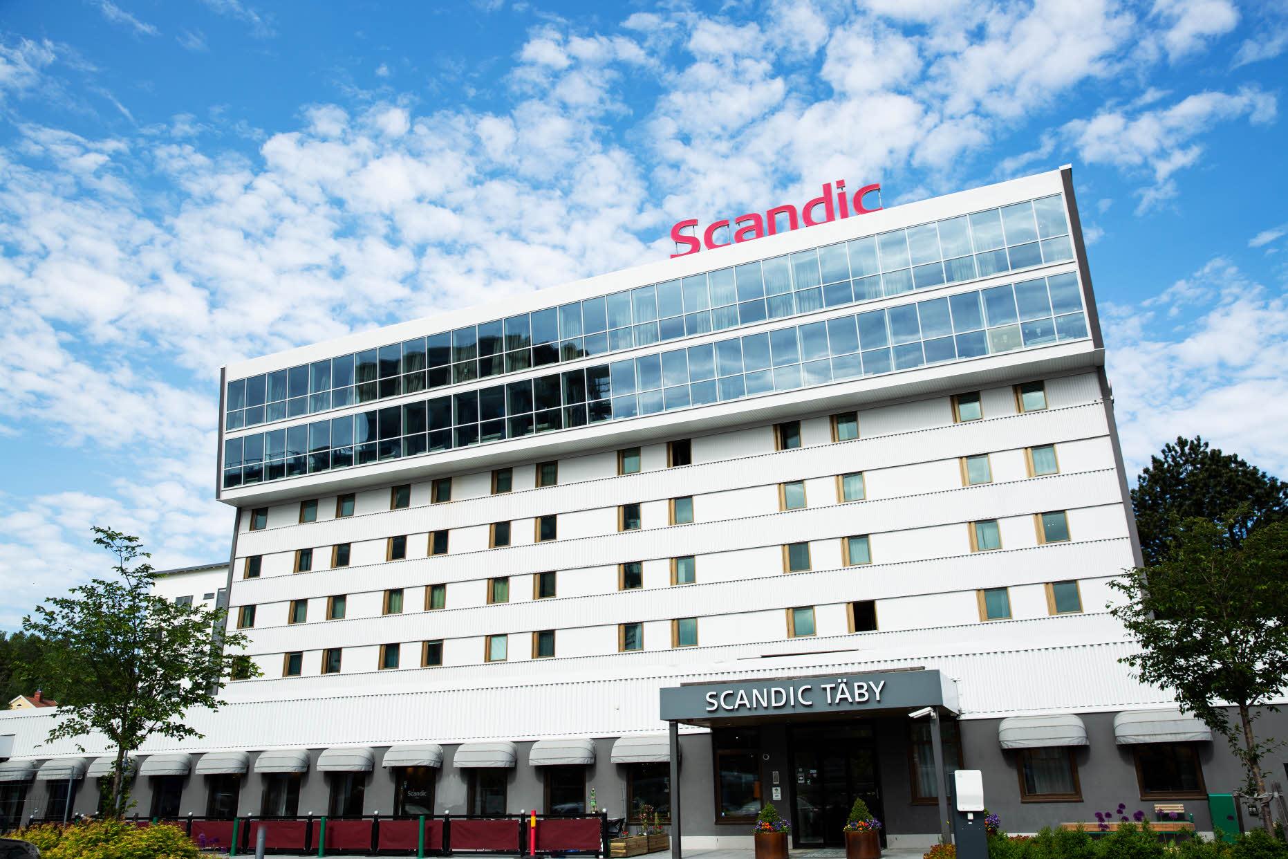 Fasade hotell Scandic Täby