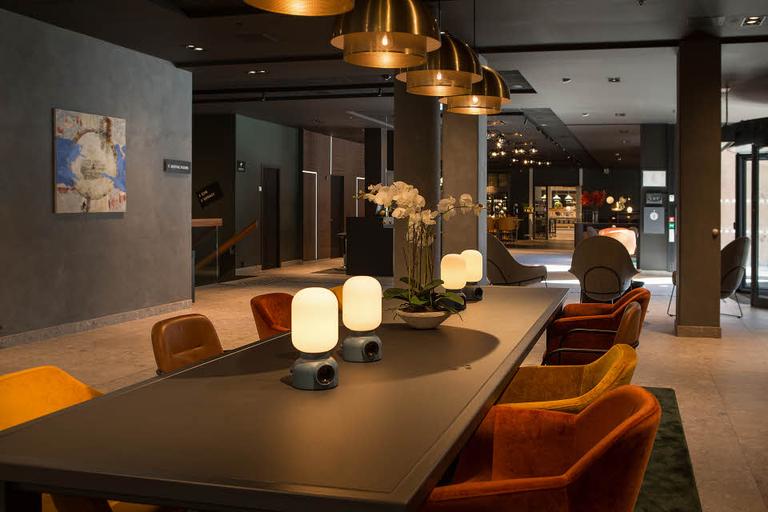lobby at scandic helsfyr in oslo