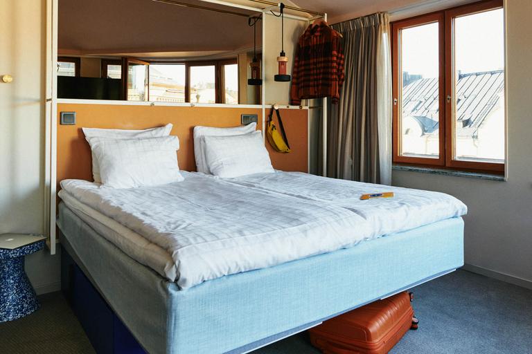 säng rum hotell scandic go upplandsgatan