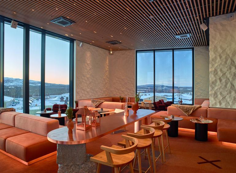 Skybar på hotell Scandic Kiruna