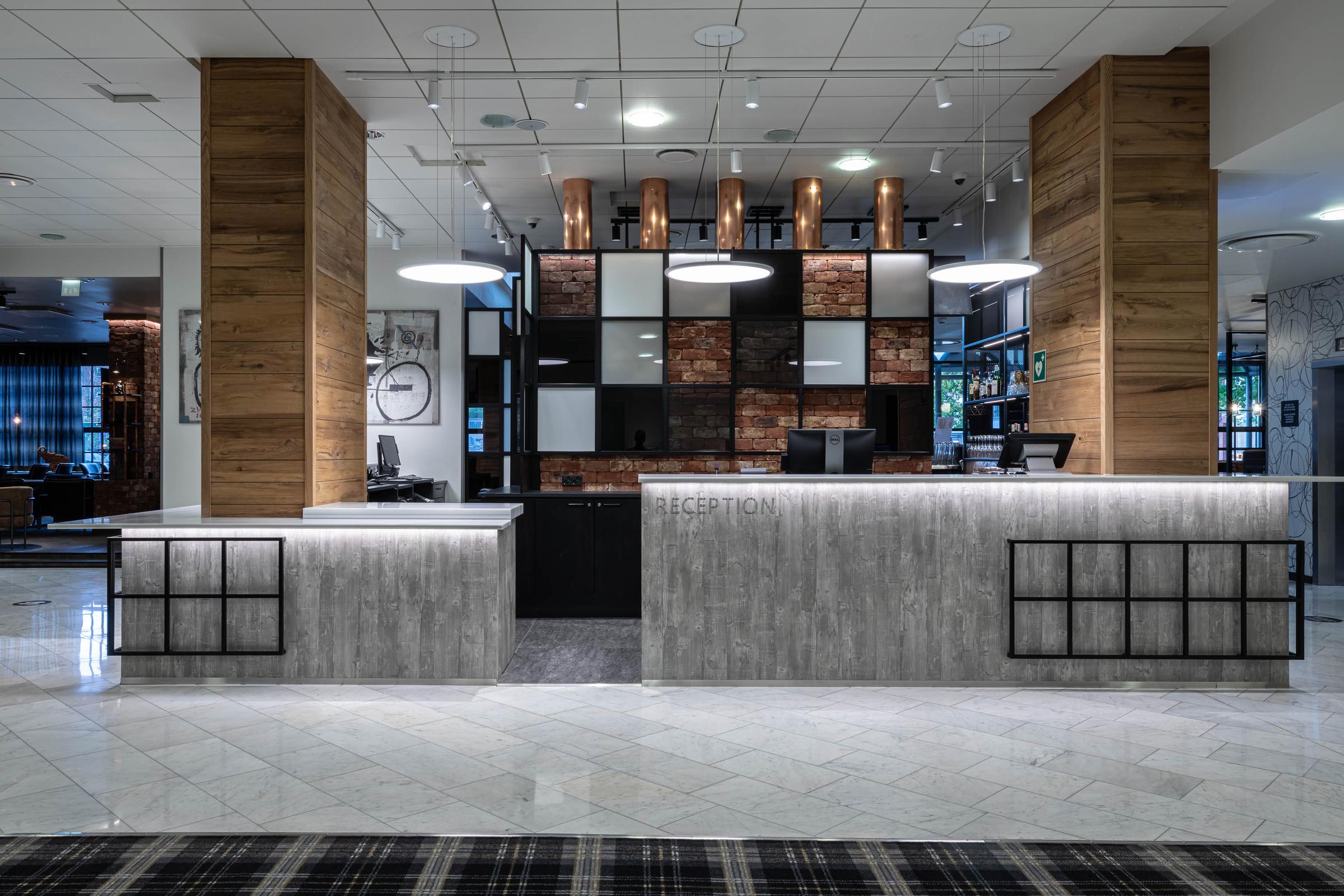 reception at scandic pasila in helsinki finland