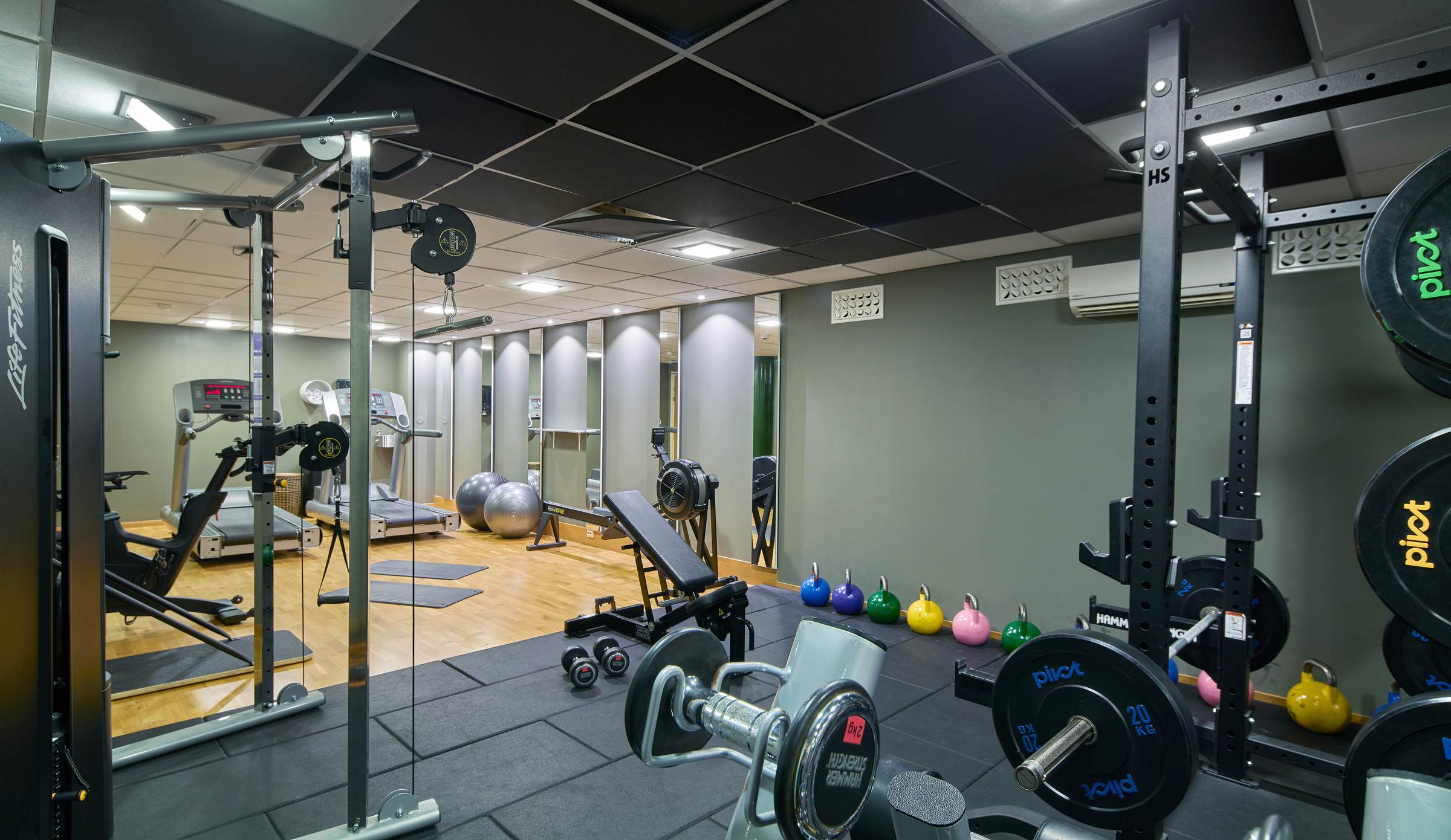 gym at scandic skellefteå
