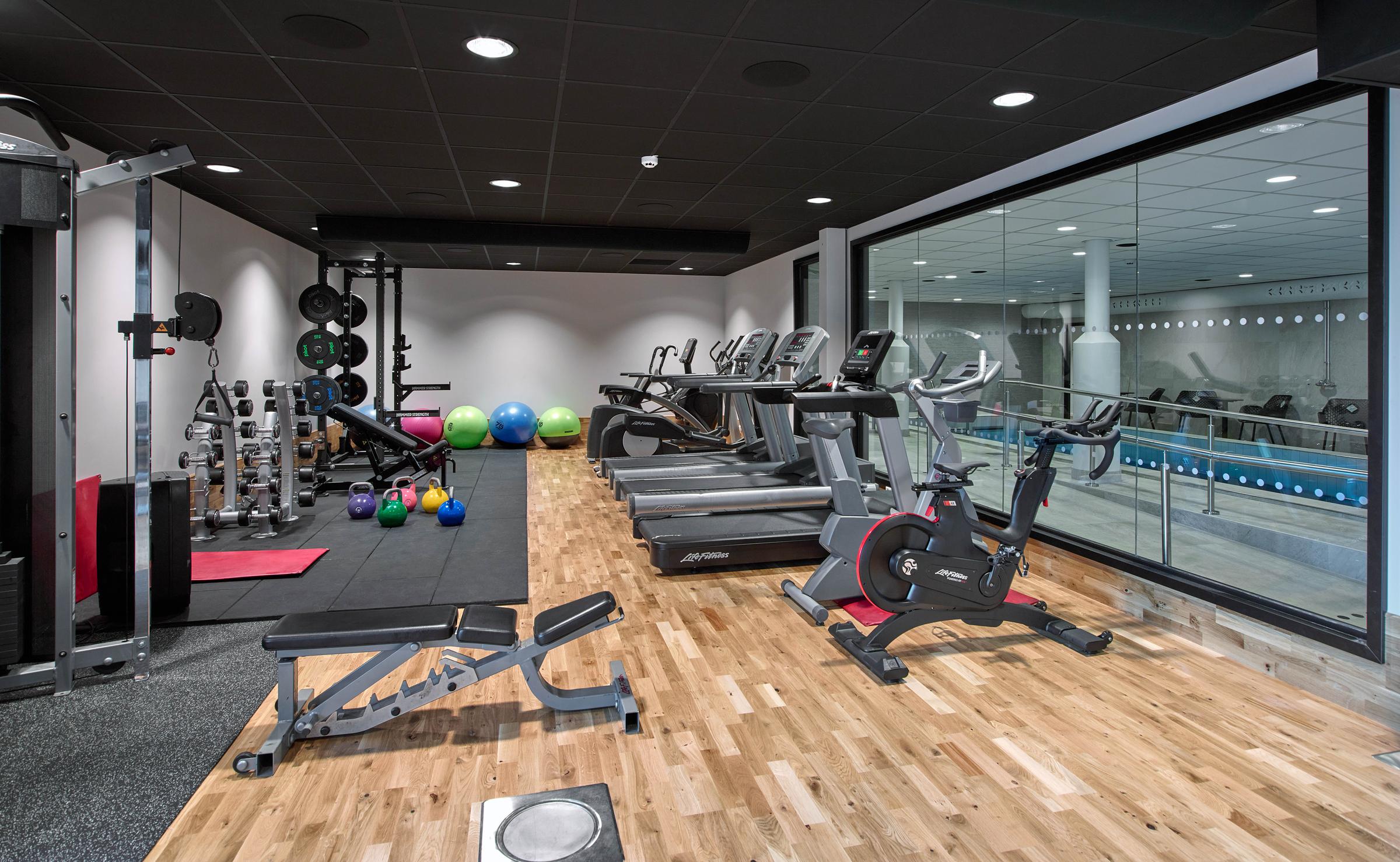 Gym at Scandic Luleå