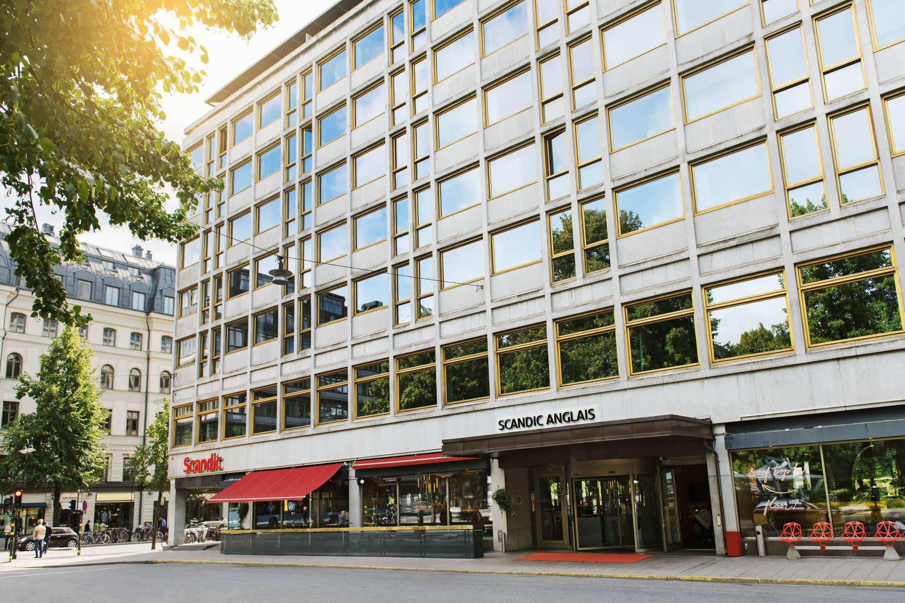 Fasad hotell Scandic Anglais Stockholm