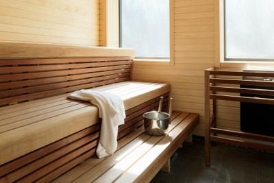Sauna im Scandic Alvik