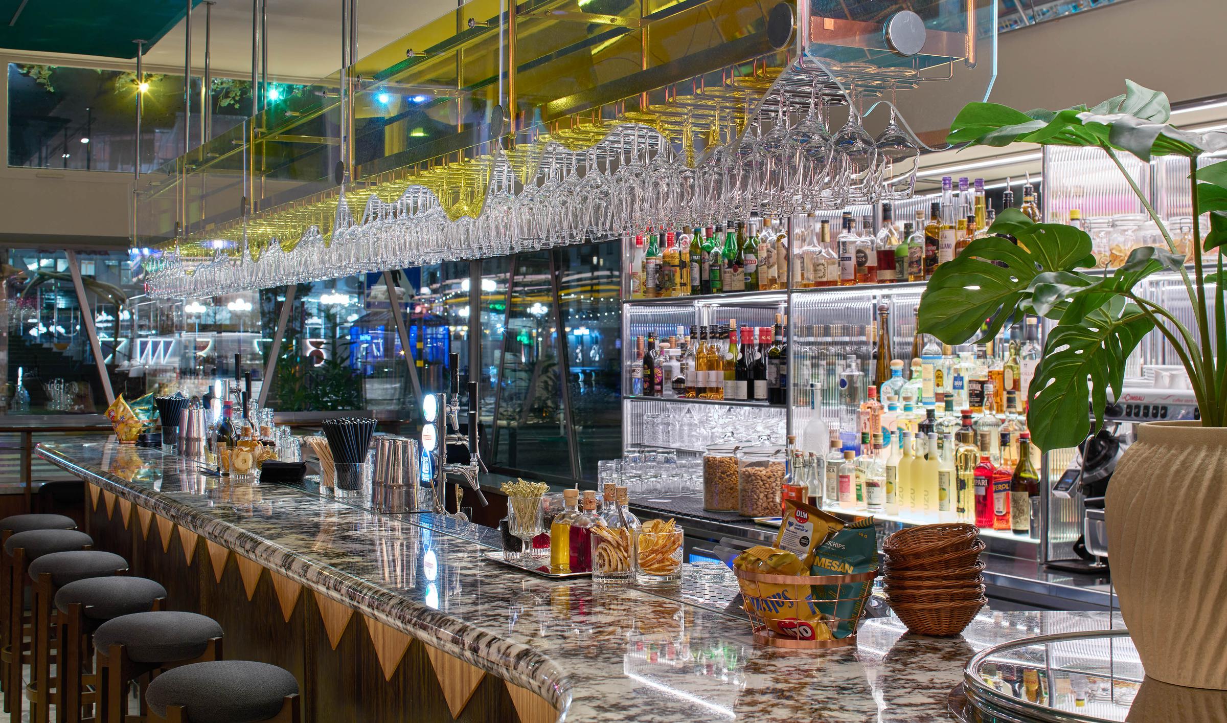 bar at scandic malmen in stockholm