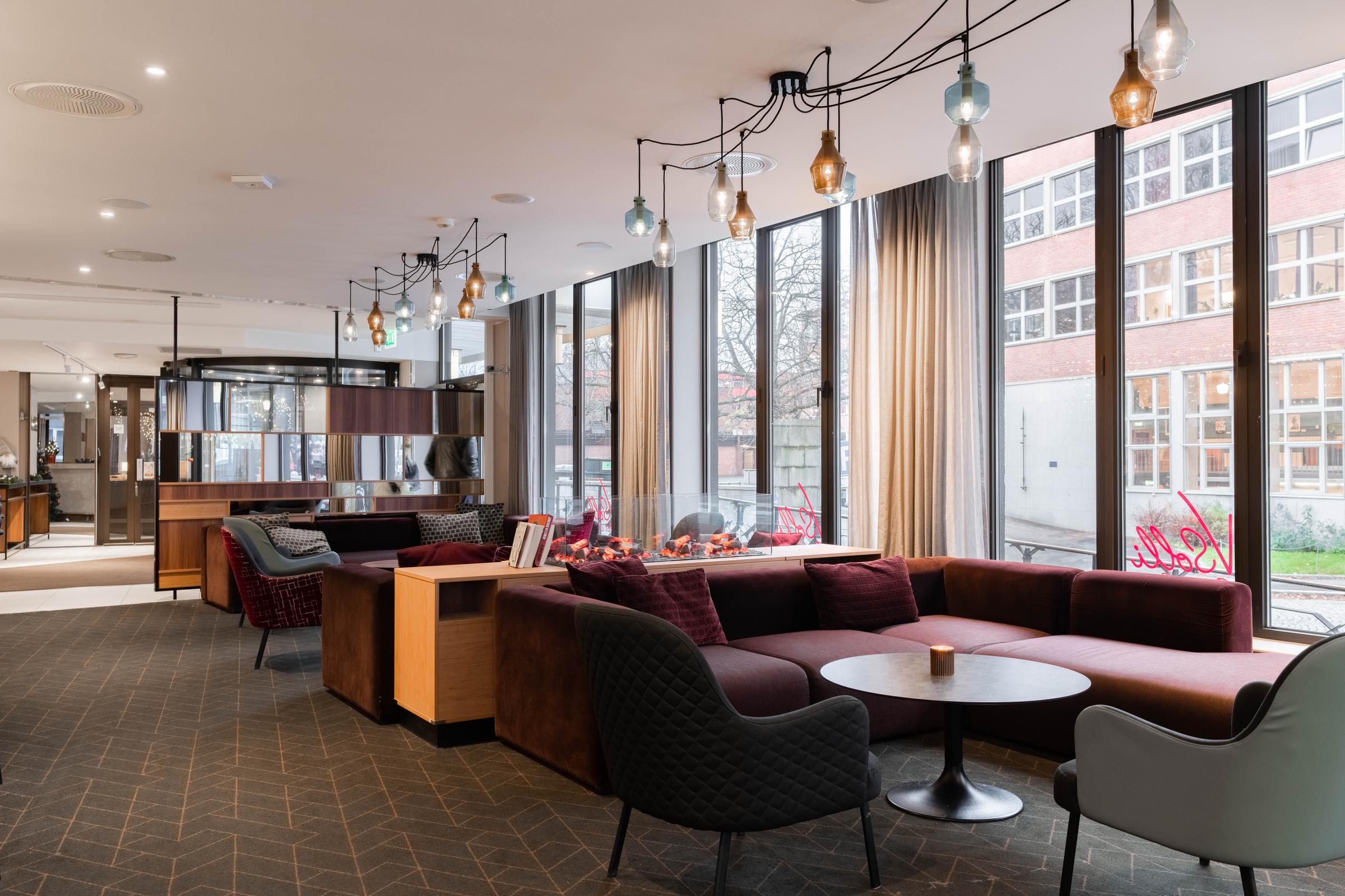 lobby at scandic solli