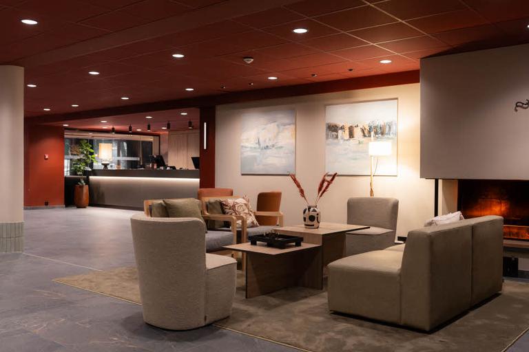lobby at scandic sunnfjord in forde norway