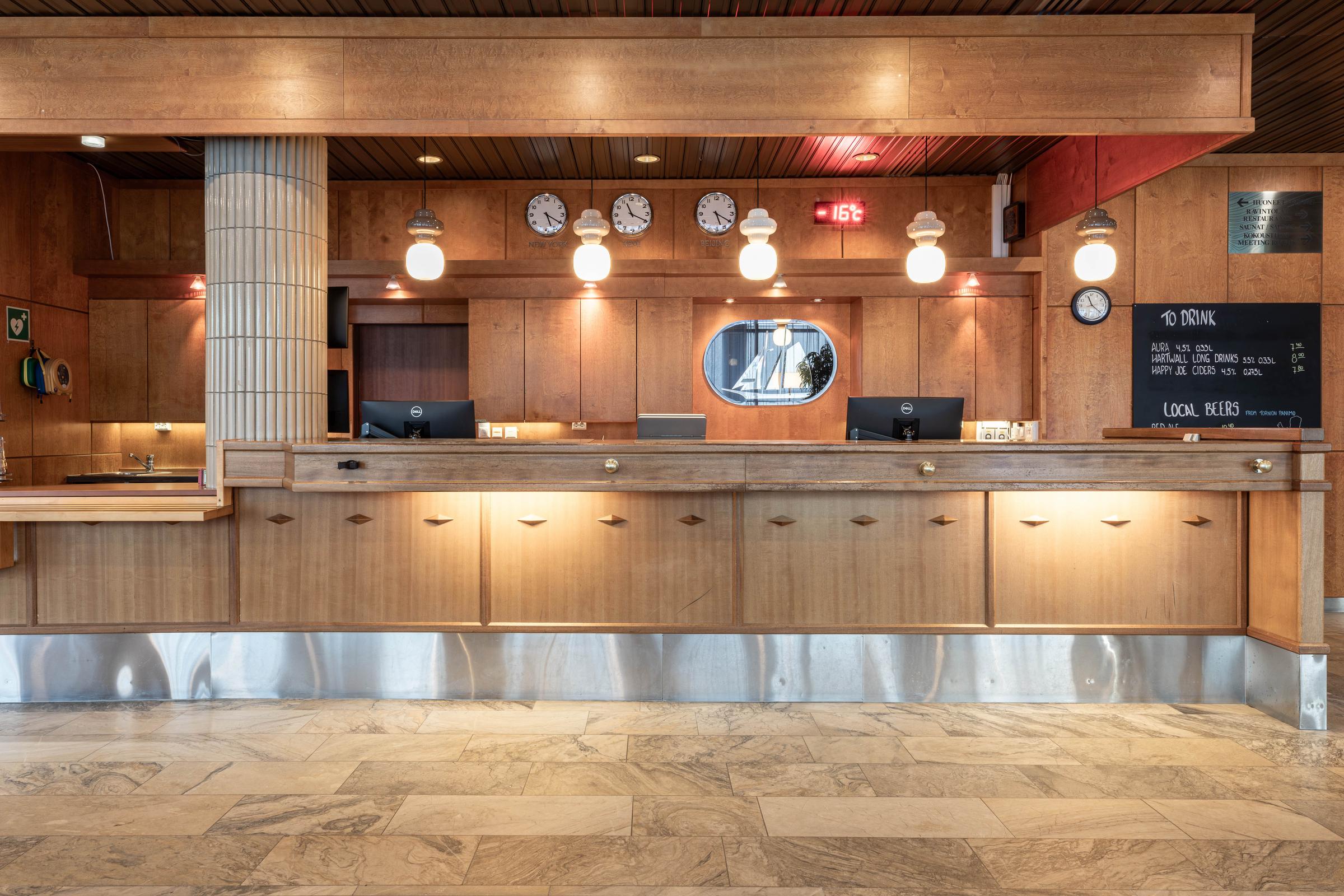 reception area at scandic kemi