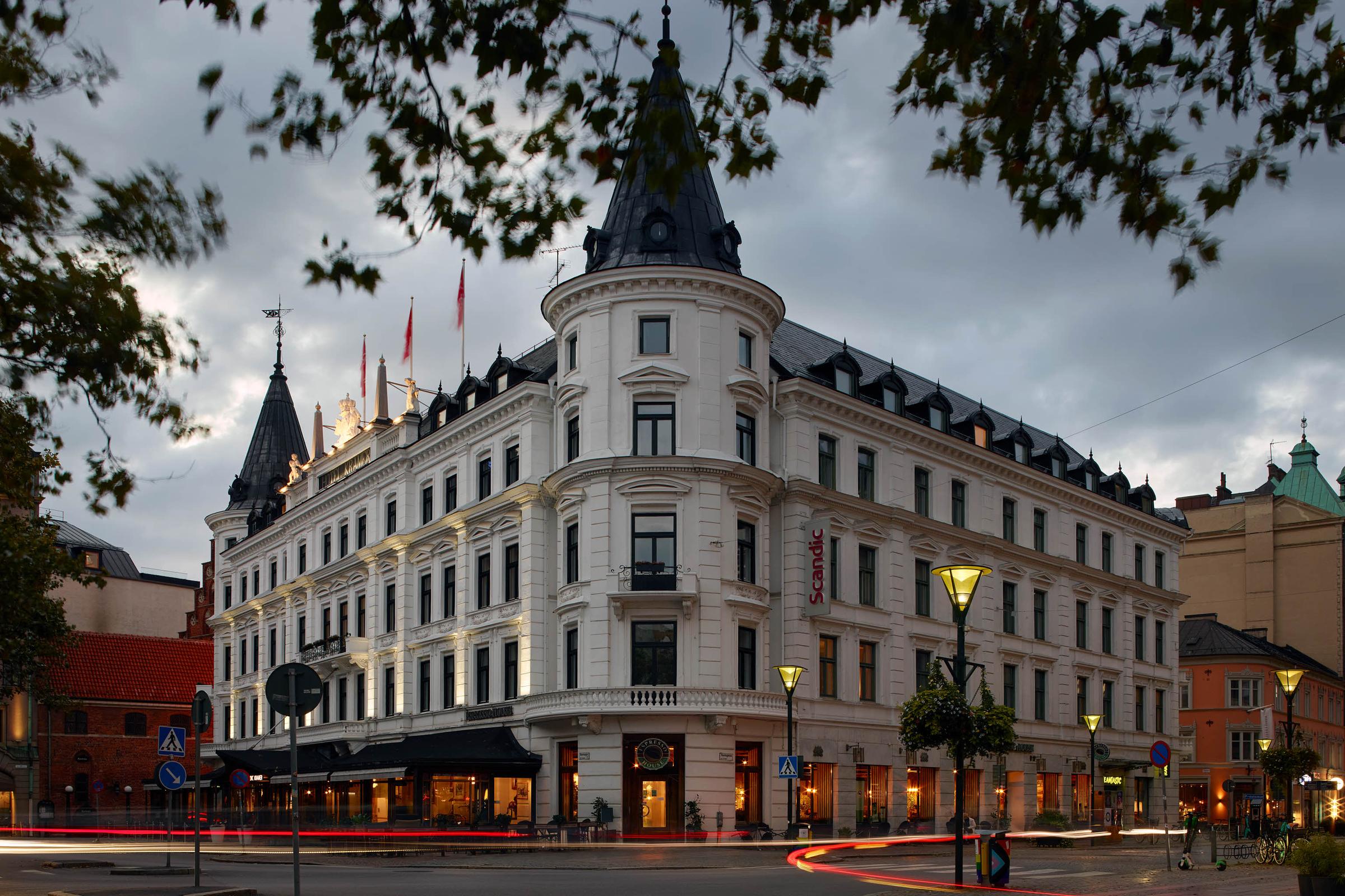 Fasad hotell Scandic Kramer Malmö