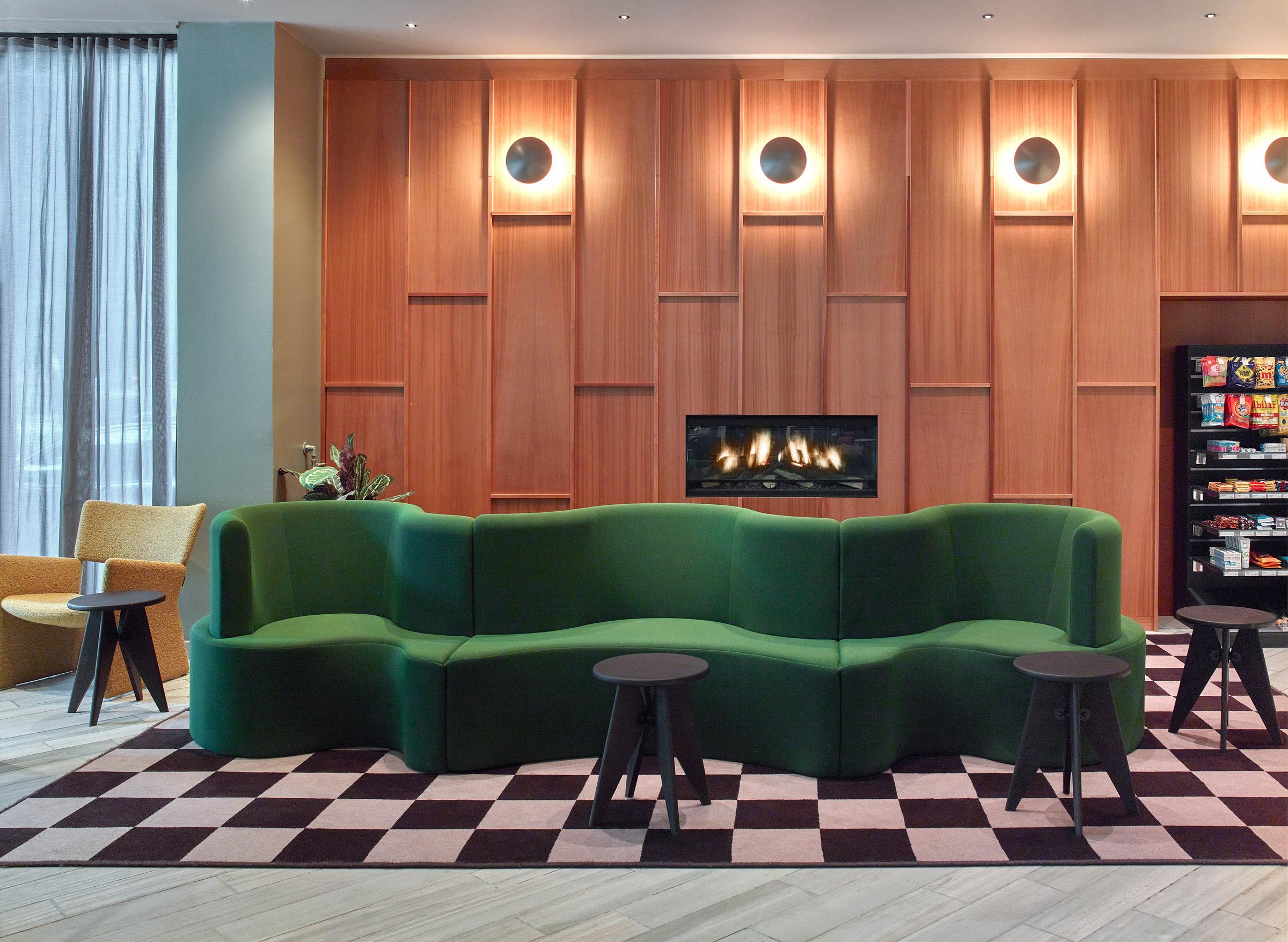 Lobby at Scandic Park in Stockholm