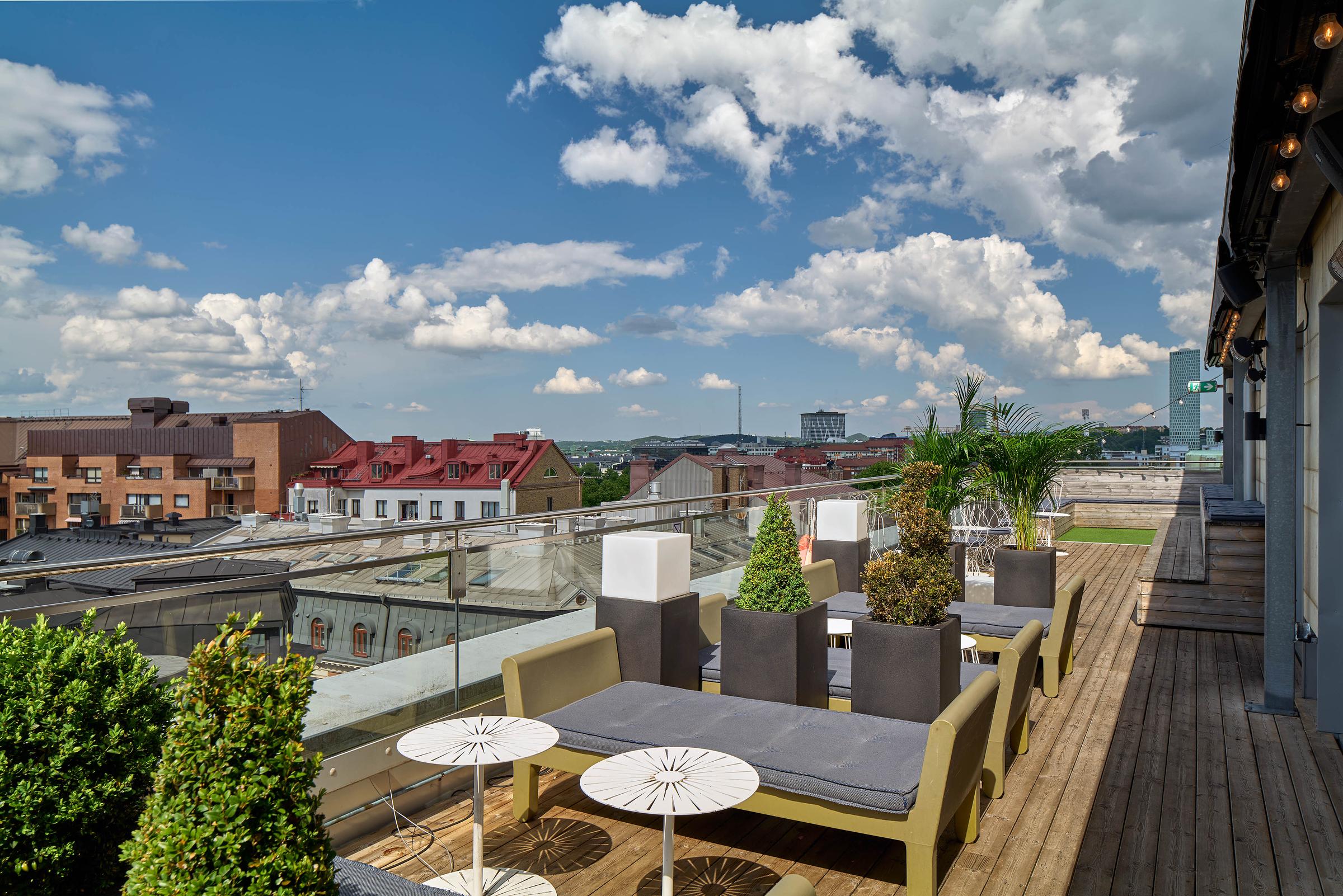 Terrass på Scandic Rubinen i Göteborg