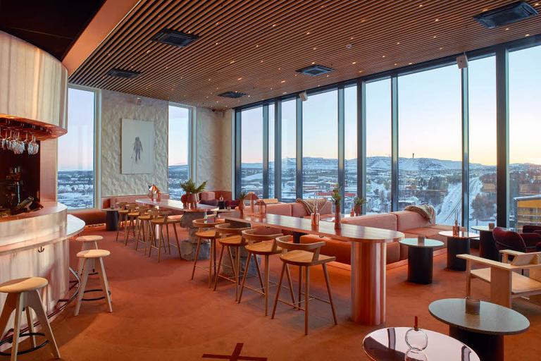 Skybar im Scandic Kiruna