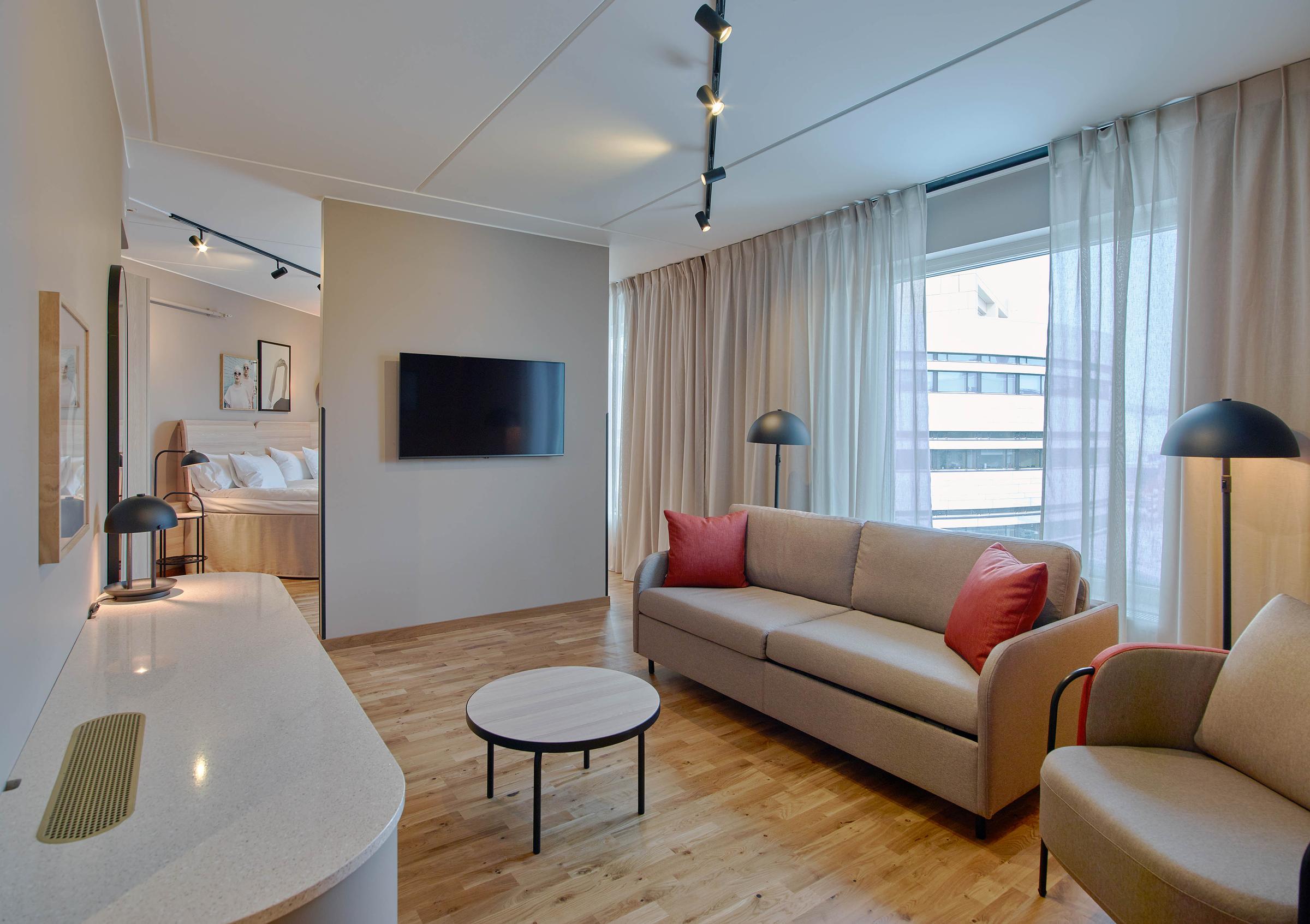 Junior suite på Scandic Kiruna