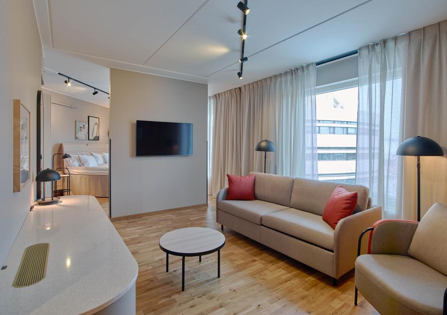 Junior suite på Scandic Kiruna