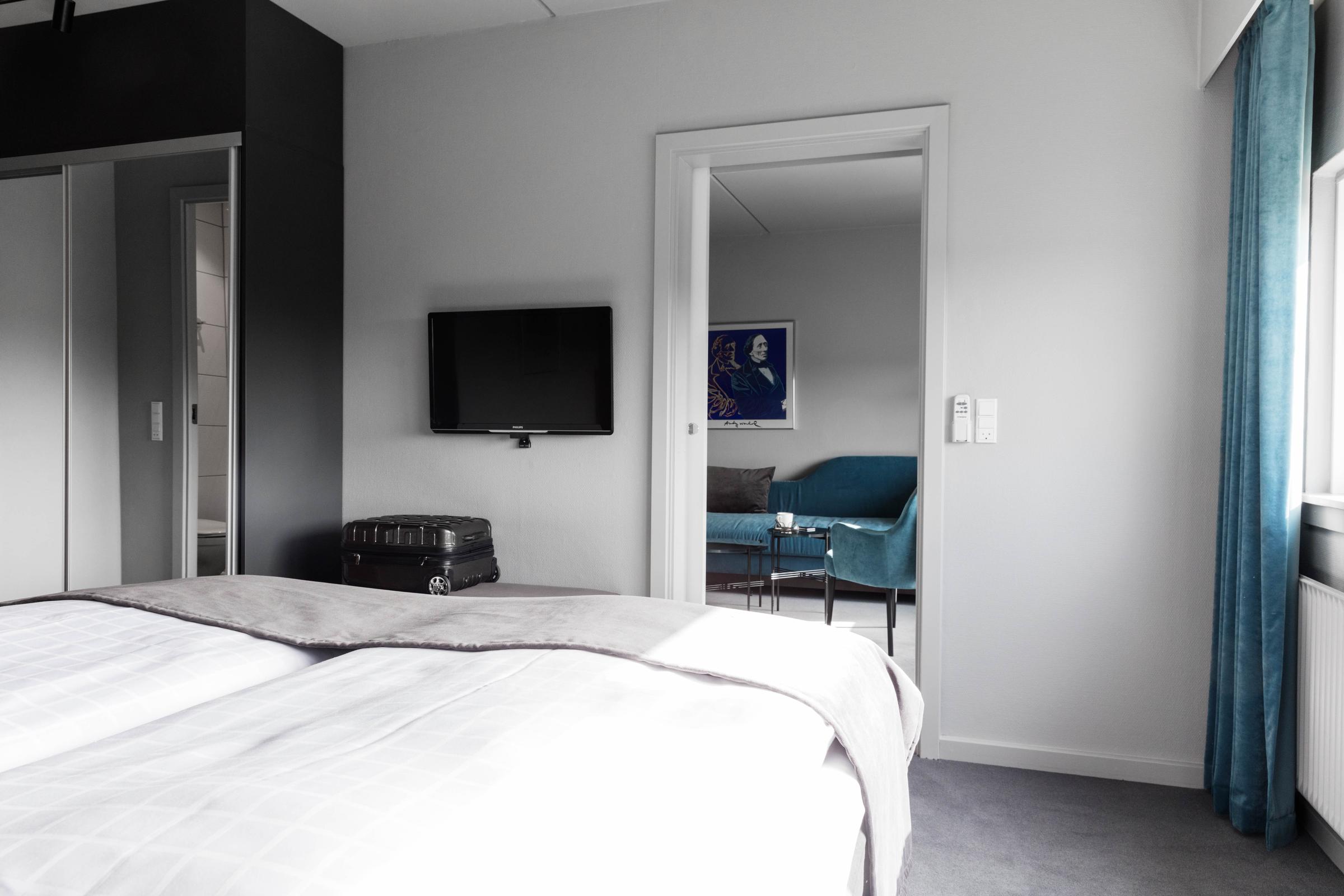 Junior Suite bedroom Scandic Odense