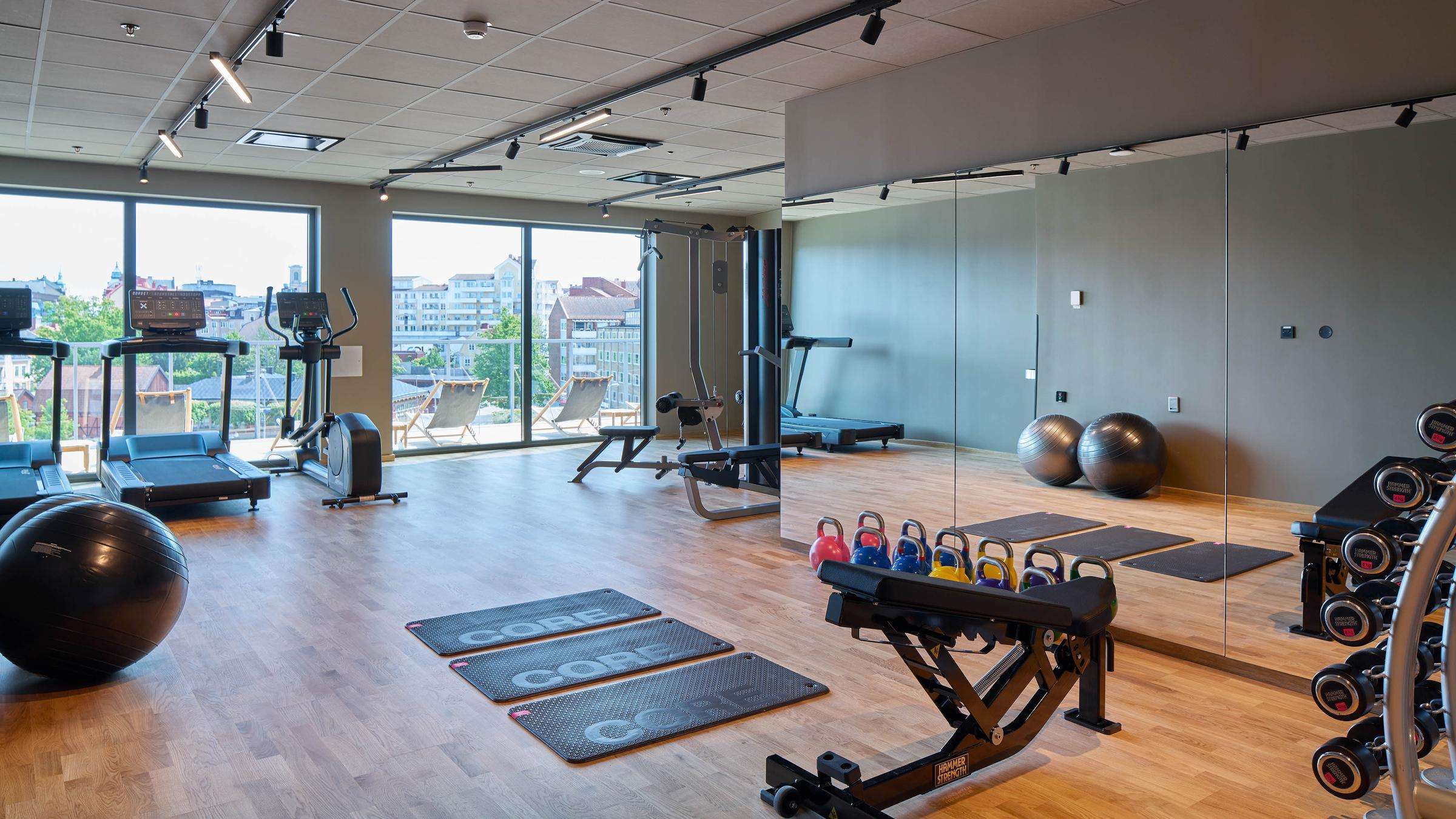 gym at scandic karlskrona