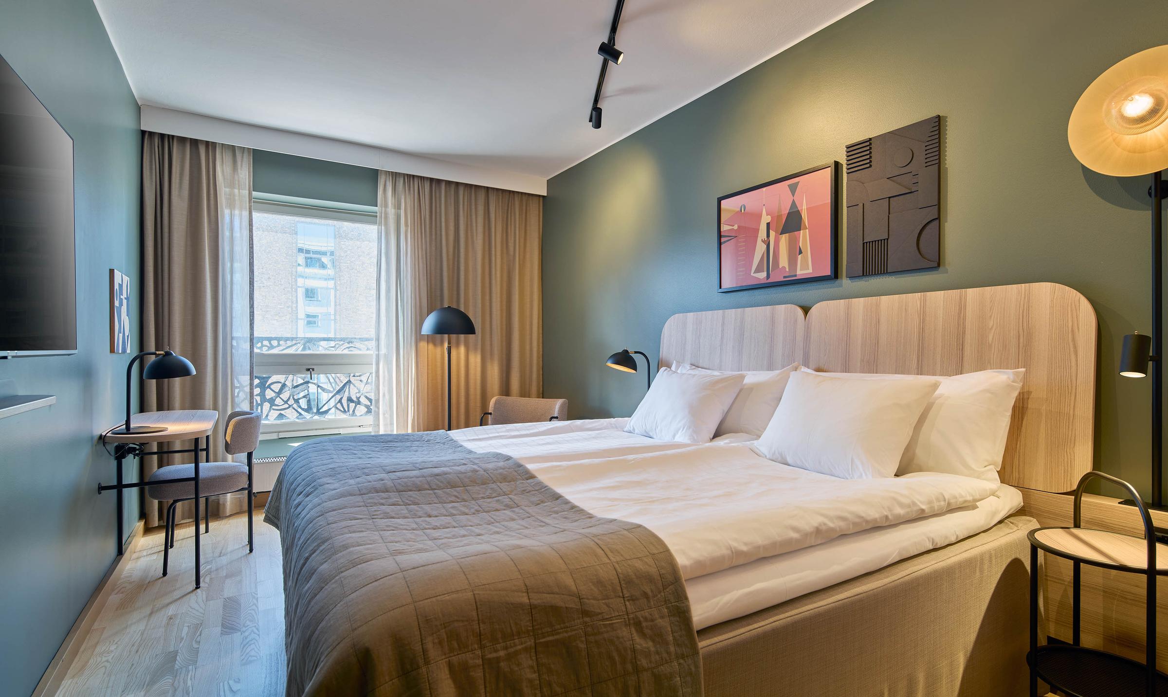 superior room at scandic malmen in stockholm sweden