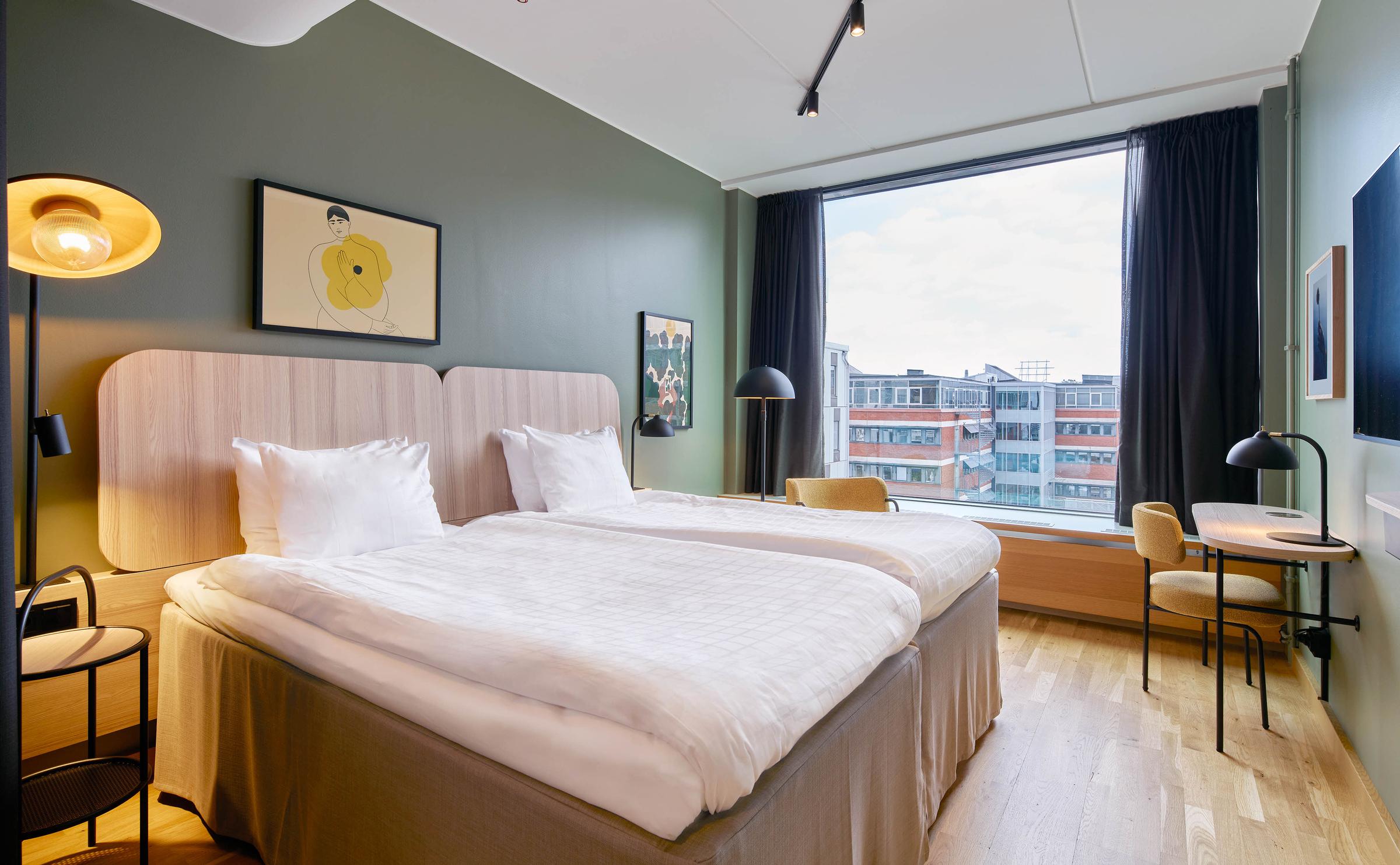 standard room at scandic alvik