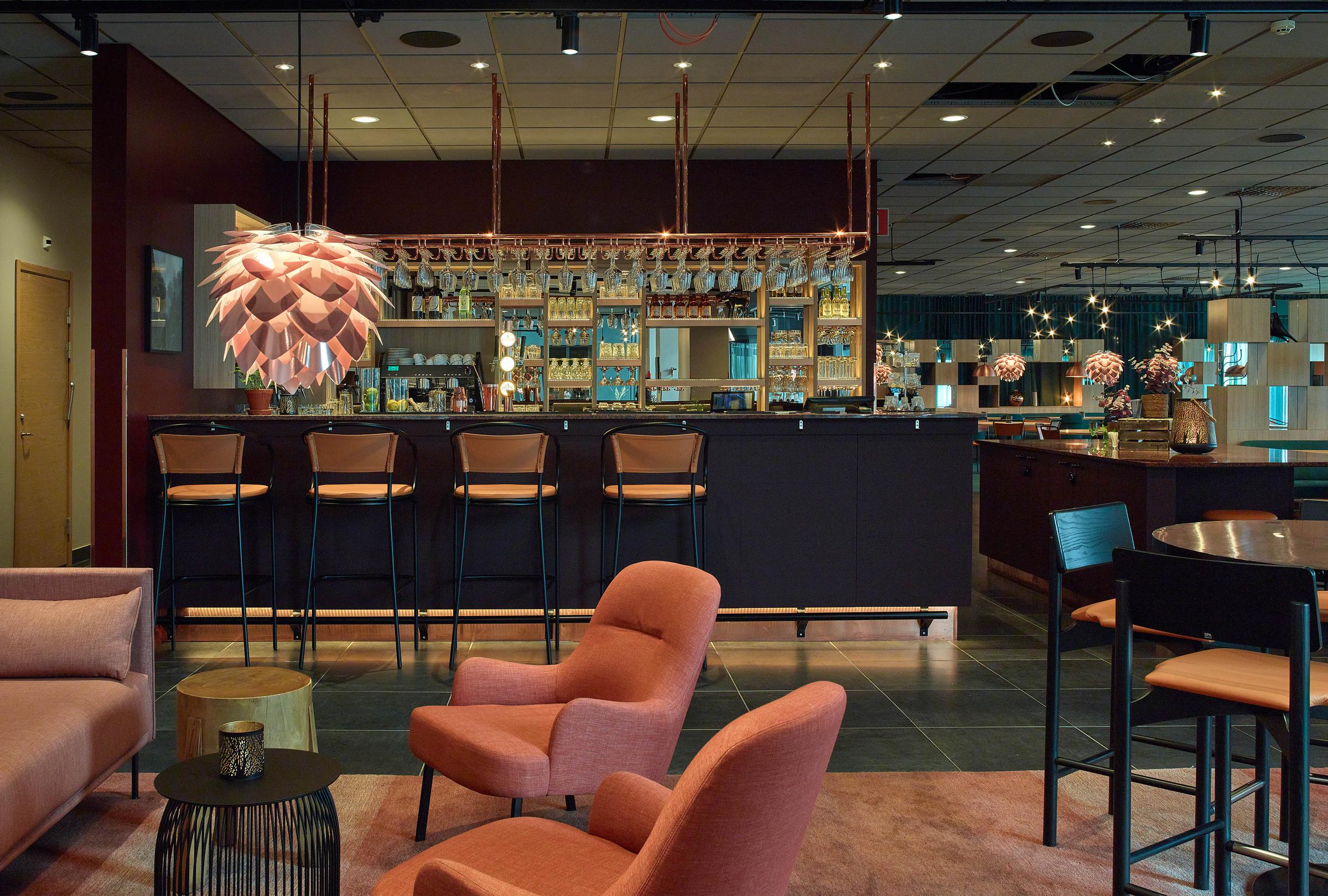 bar at scandic ornskoldsvik in sweden
