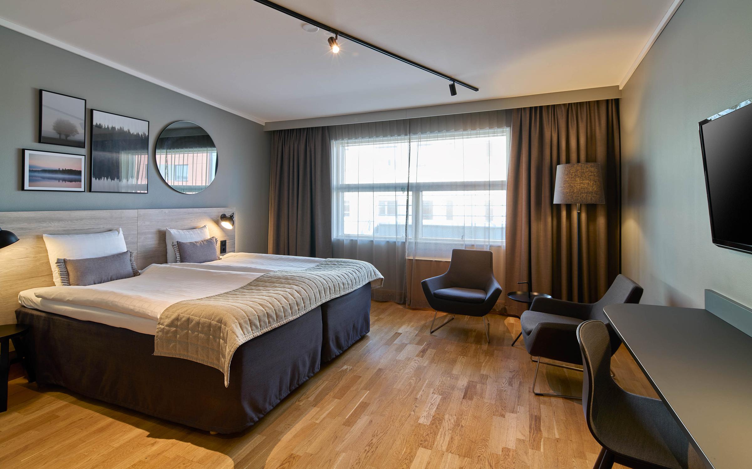 superior room at scandic molndal in gothenburg sweden