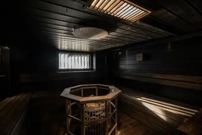 Sauna im Scandic Waskia