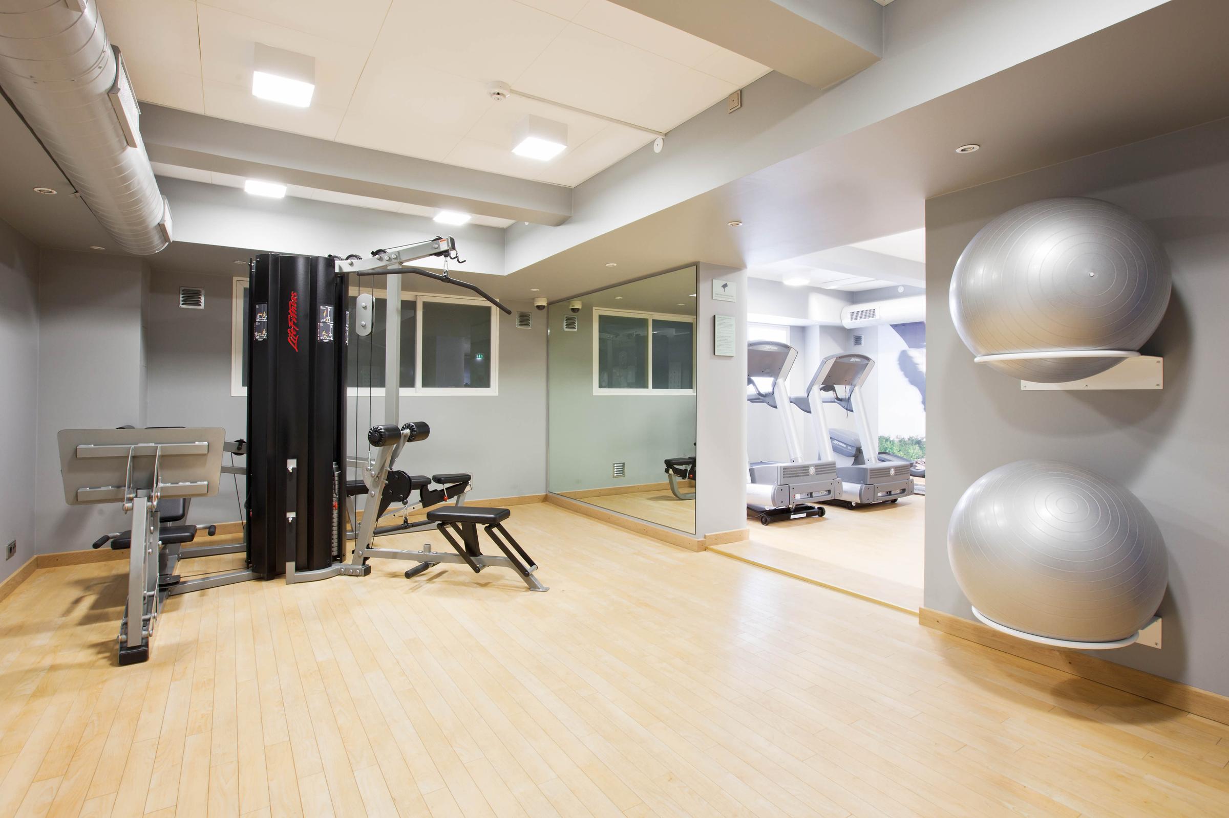 Gym of  Scandic Palace Hotel in Copenhagen
