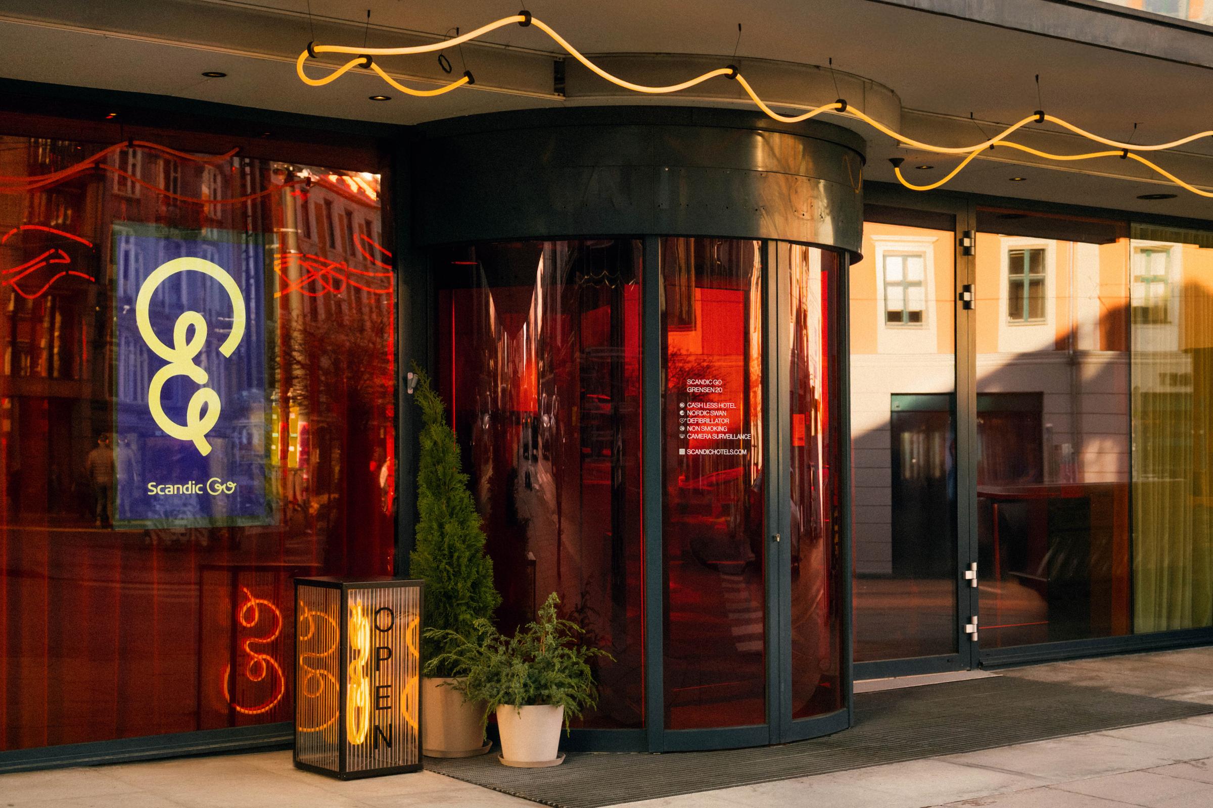 entrance at scandic go, grensen 20 in oslo