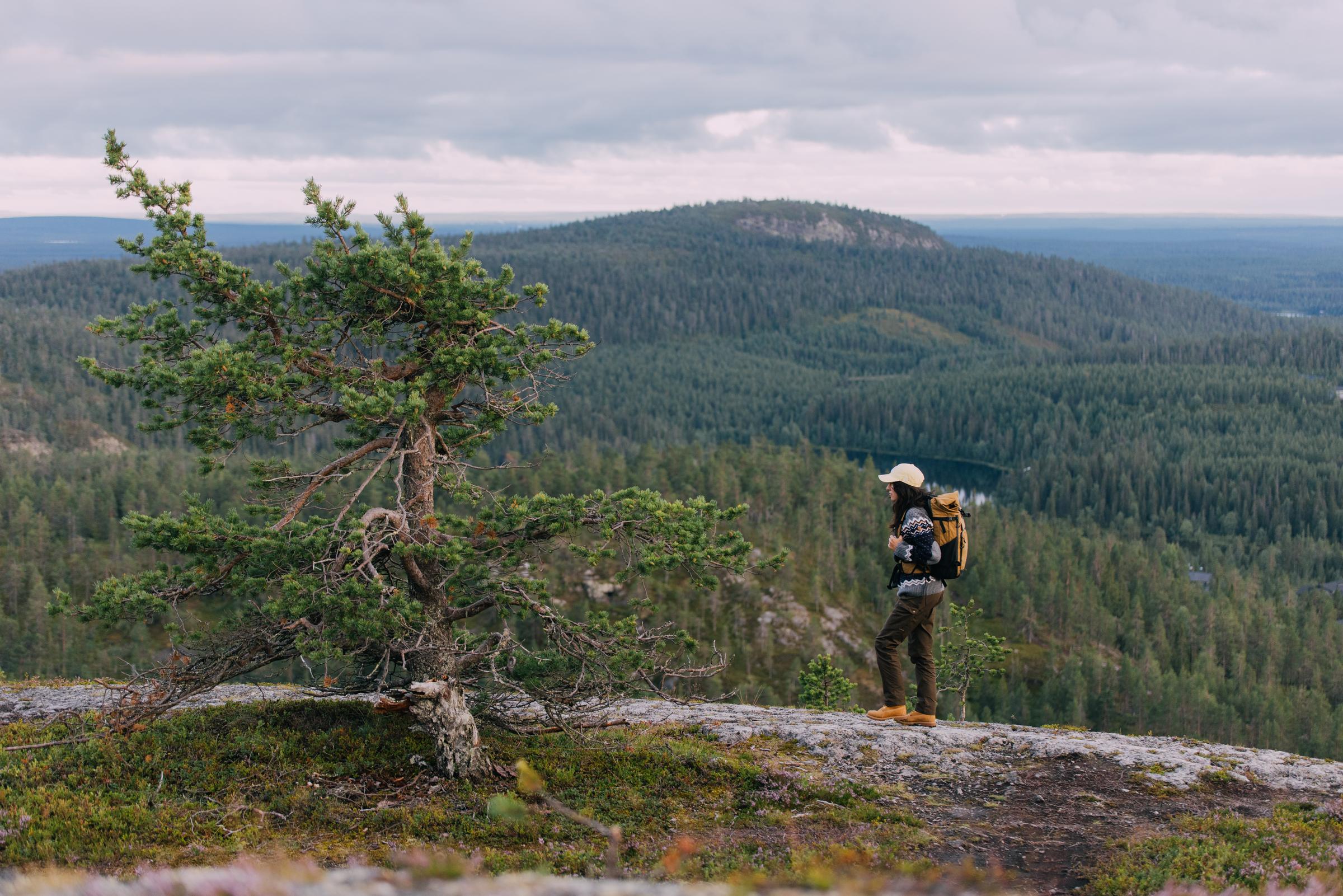 Hiking trails near Ruka Finland